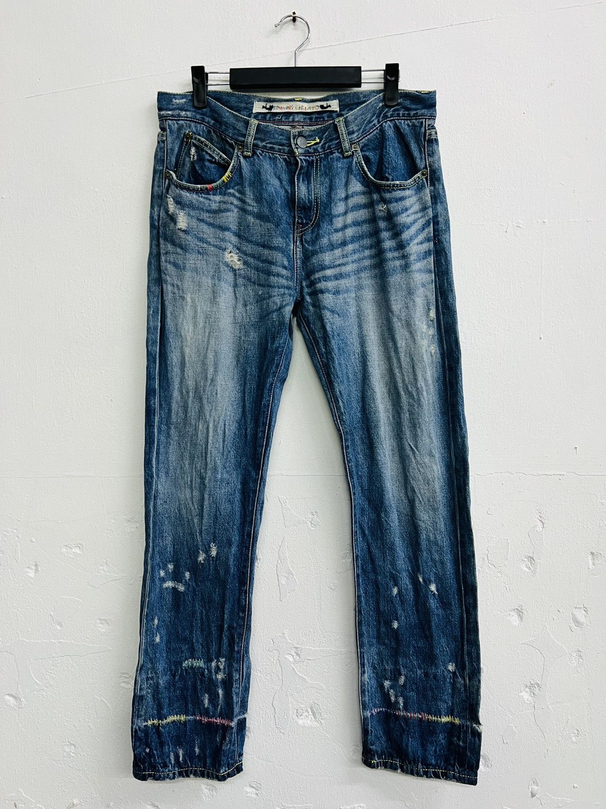 Issey Miyake × Tsumori Chisato Archive Tsumori Chisato Distressed Design Denim Size US 32 / EU 48 - 3 Thumbnail