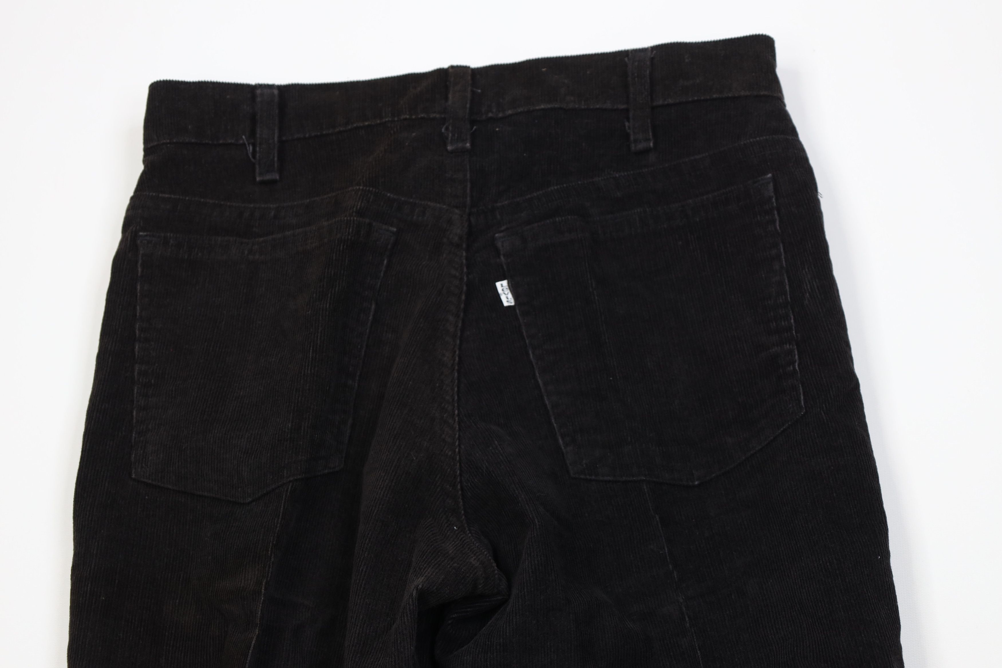 Levi's Vintage 80s Levis 519 Straight Leg Corduroy Pants Black USA Size US 30 / EU 46 - 11 Thumbnail