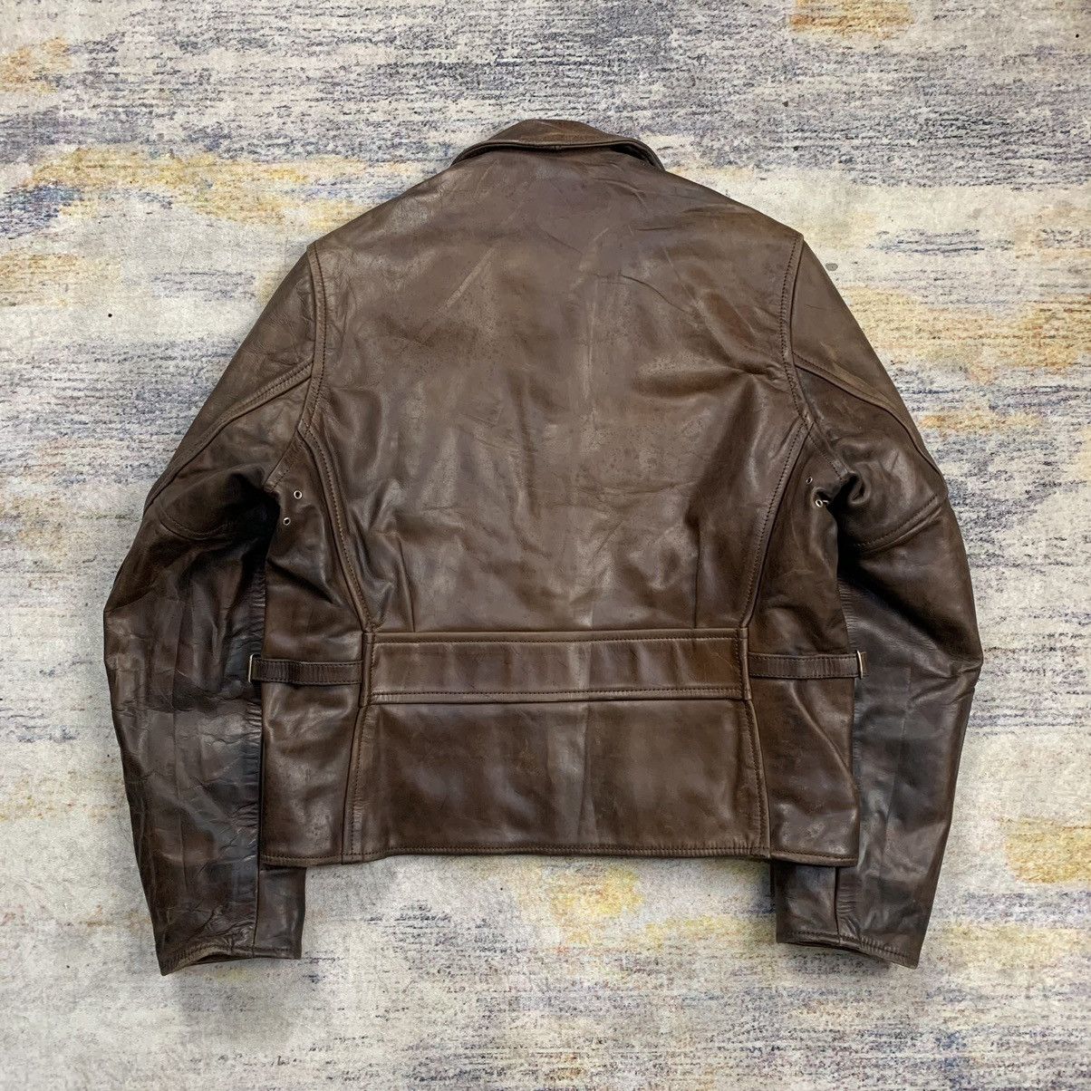 Aero Leathers × Kadoya × Vintage Vintage Aero leather single riders leather jacket Size US XS / EU 42 / 0 - 2 Thumbnail