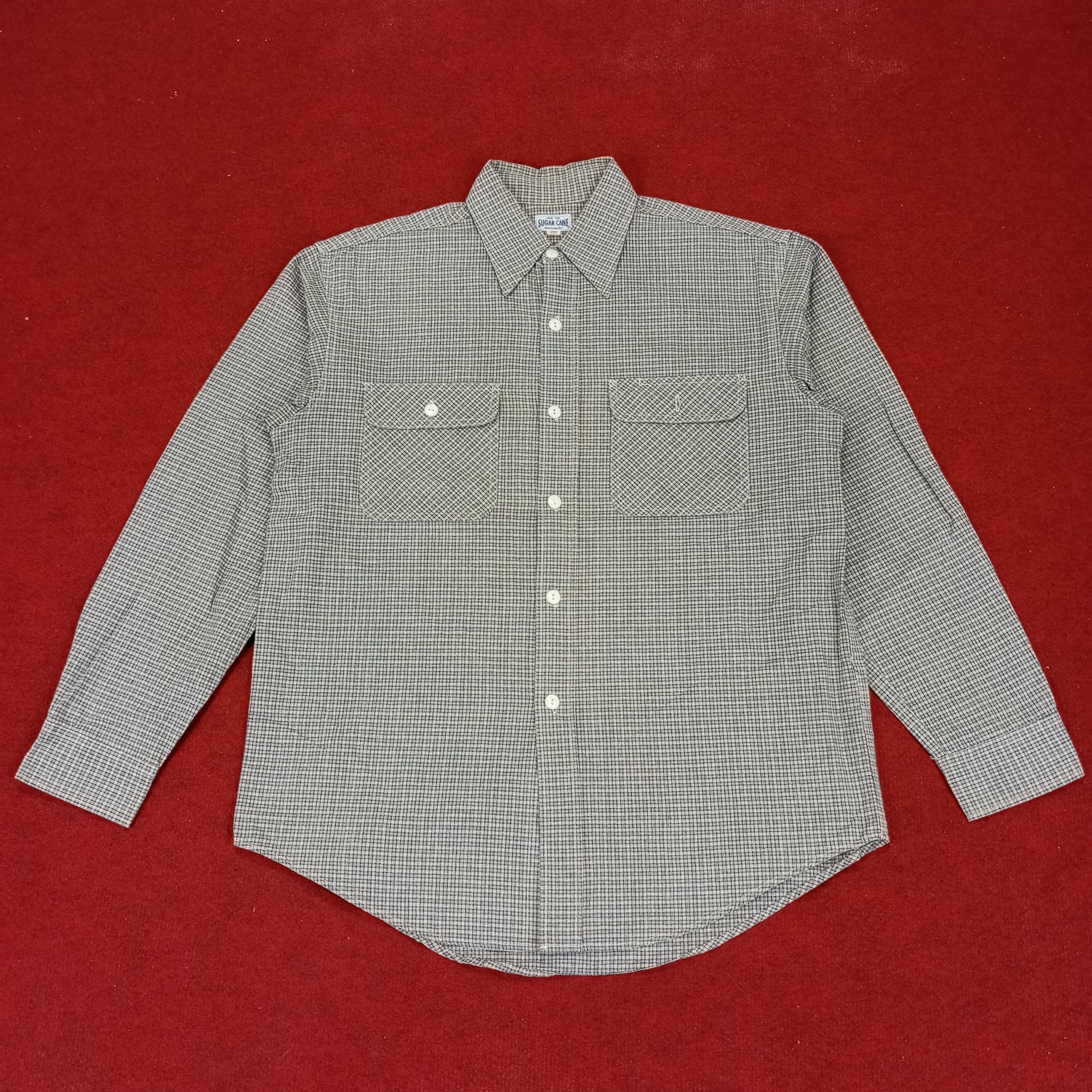 Japanese Brand × Sugar Cane × Vintage Sugar Cane Japanese Brand Formal Style Shirt Size US XL / EU 56 / 4 - 1 Thumbnail