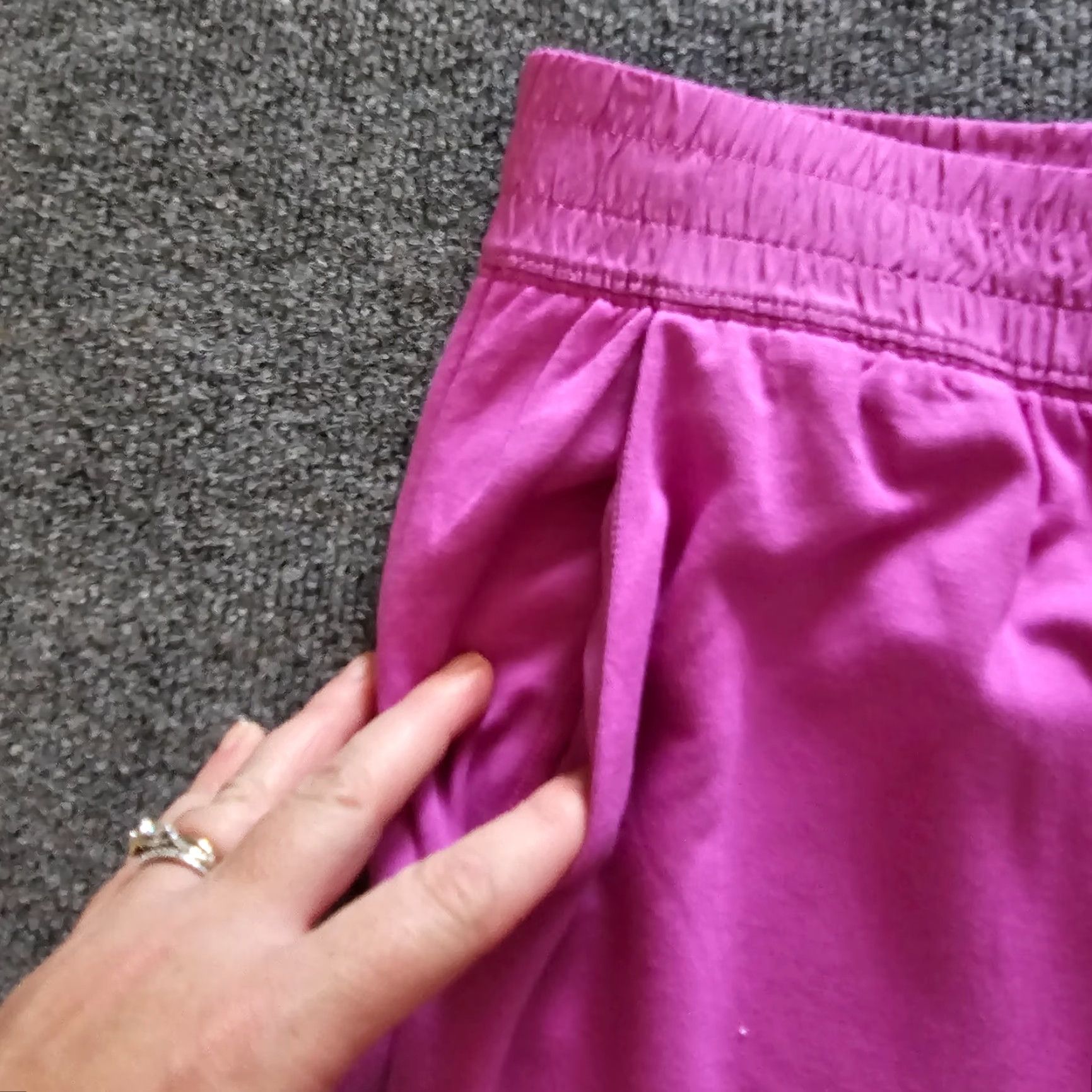 Soft Surroundings Soft Surroundings Pants Womens Large Purple Straight Leg Elastic Waist Casual Size 24" / US 00 / IT 34 - 4 Thumbnail
