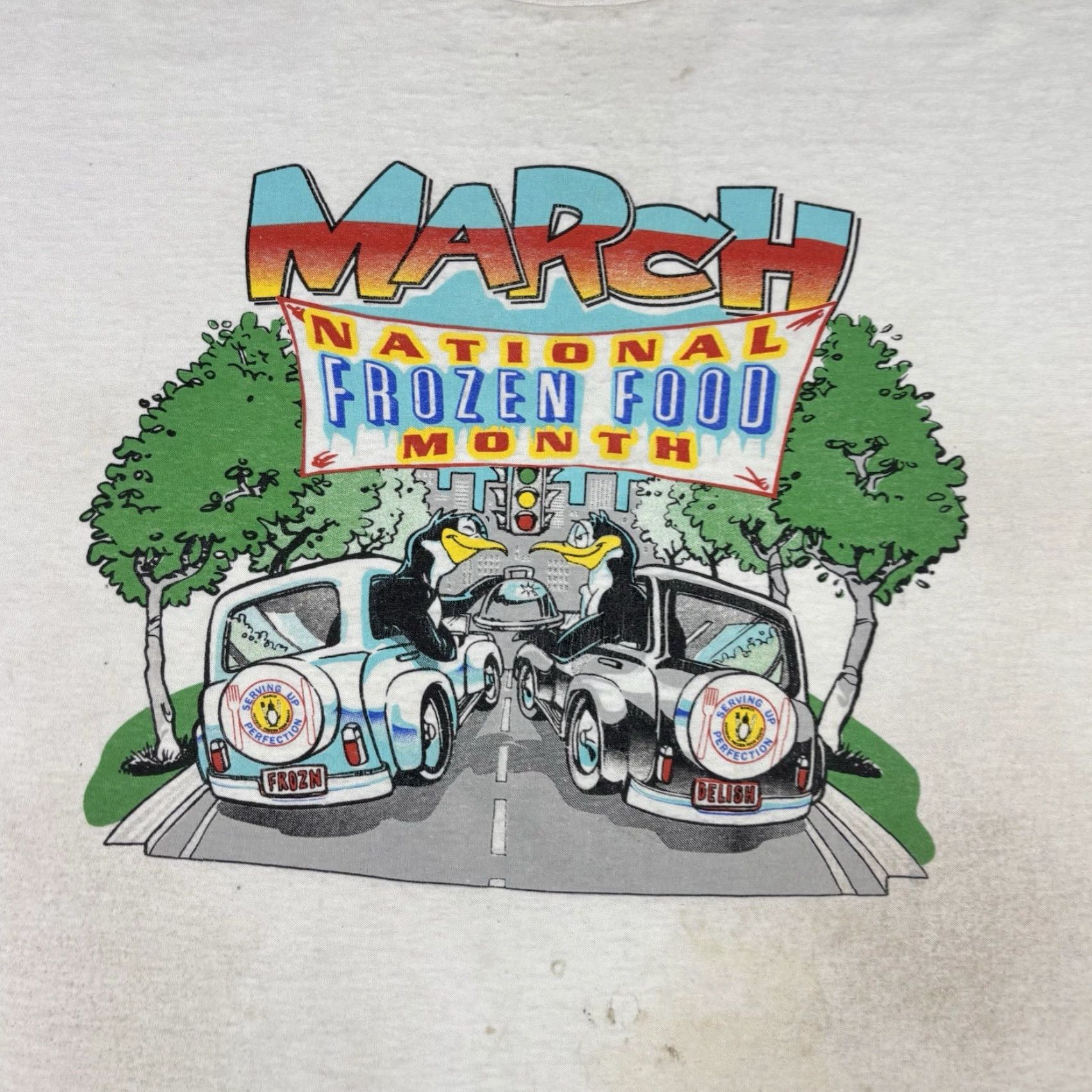 Hanes VINTAGE Hanes T-Shirt 90s Stitch White XL Mens Crew Neck Short Sleeve Size US XL / EU 56 / 4 - 3 Thumbnail
