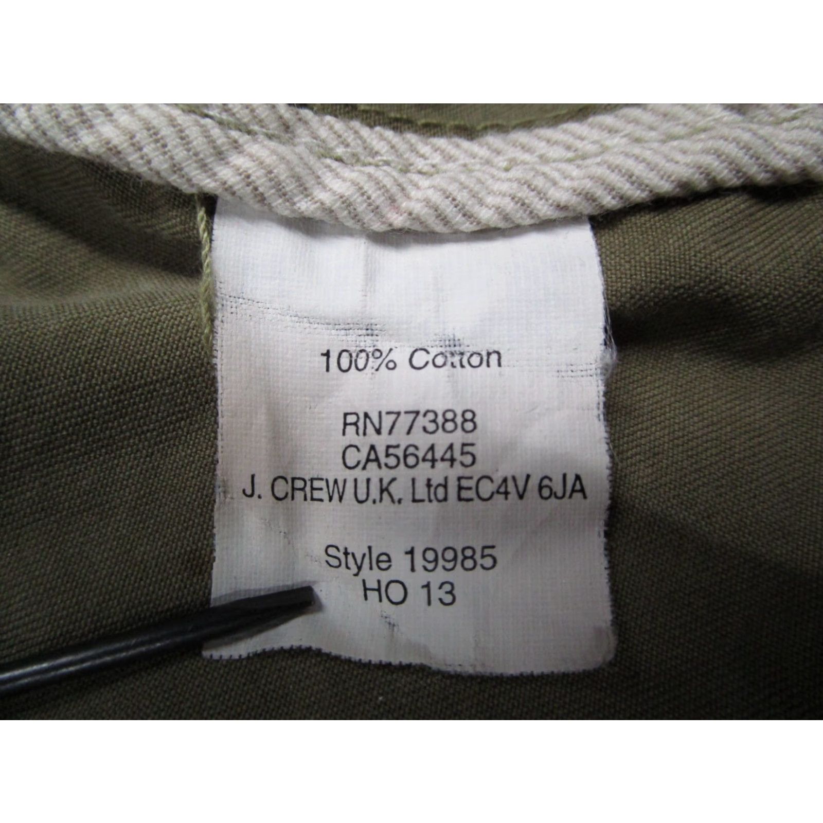 J.Crew J.CREW Women's Military Jacket Small Green Full Zip Hood Fatigue Utility Casual Size S / US 4 / IT 40 - 5 Thumbnail