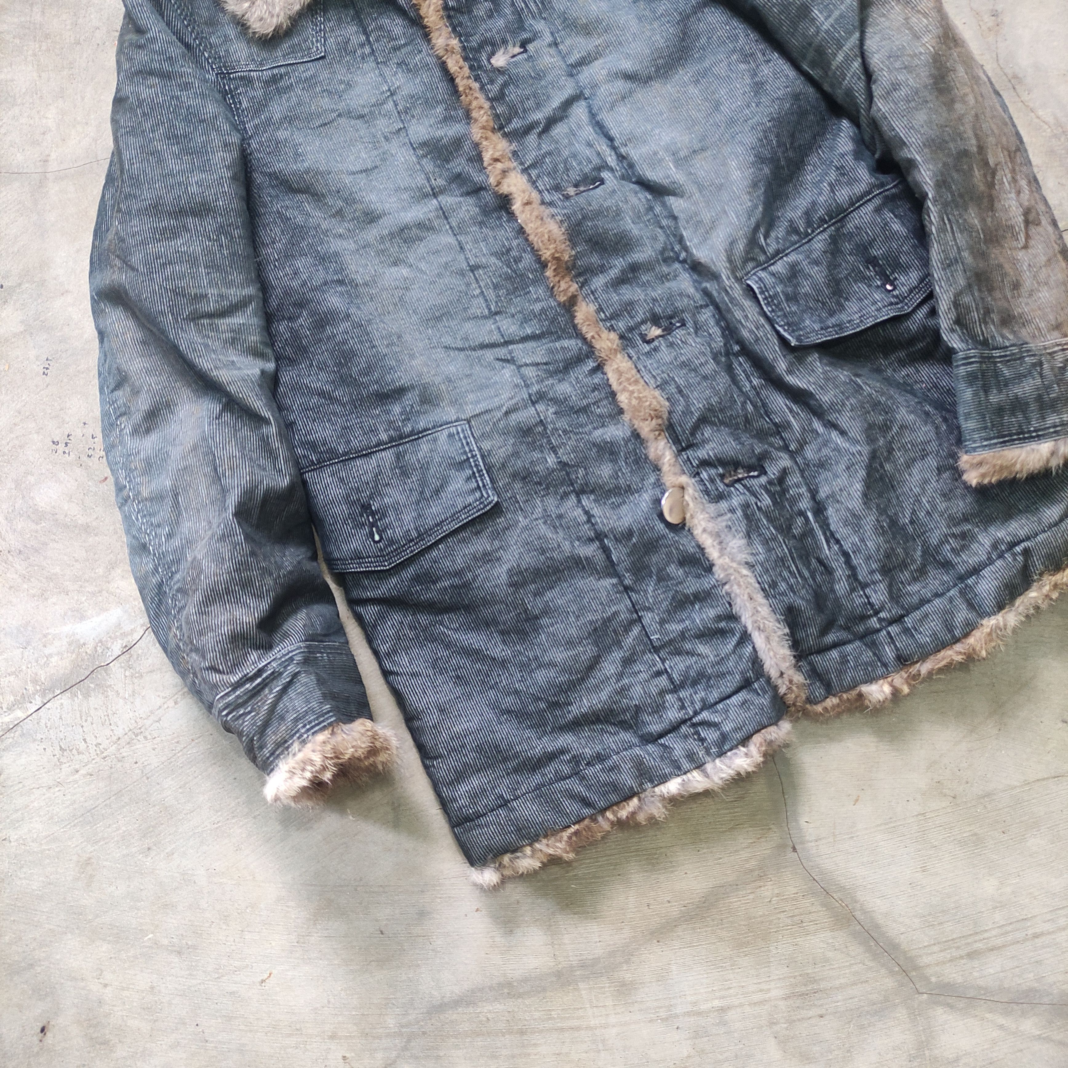 Tornado Mart RARE Semantic Design Japanese Archive Fur Jacket – Vkei Size US M / EU 48-50 / 2 - 6 Thumbnail