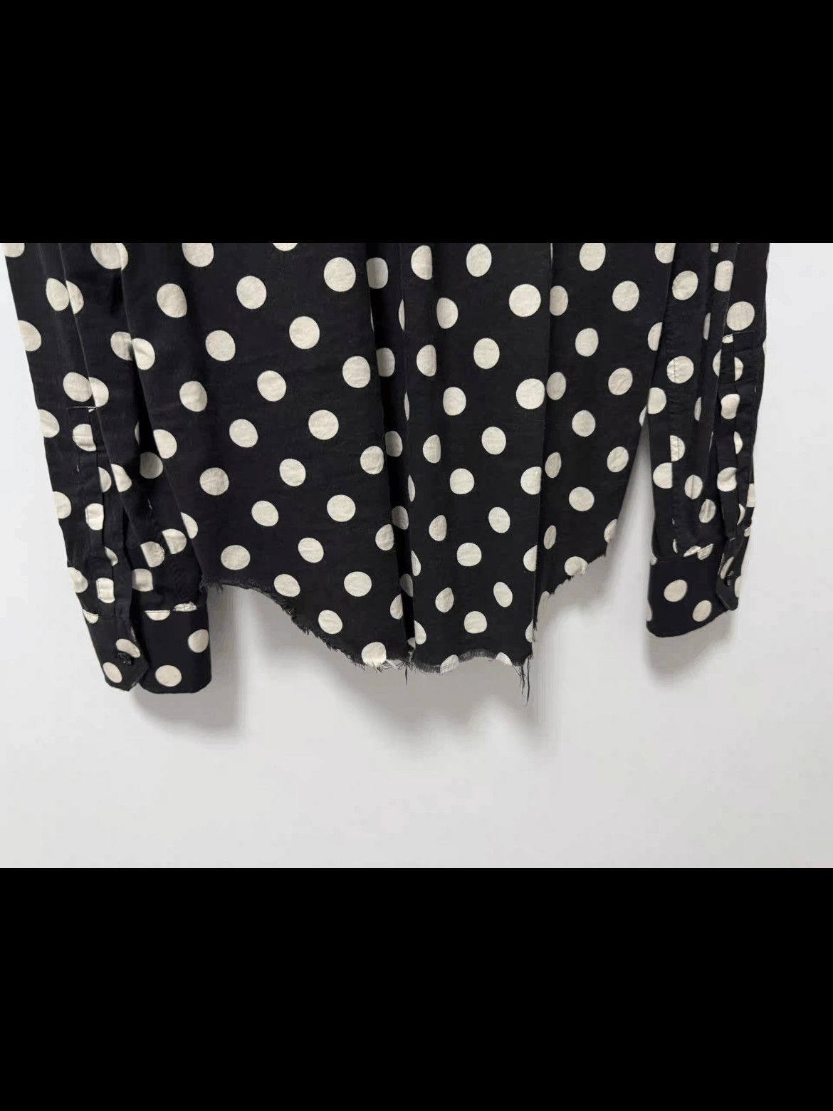 Saint Laurent Paris Sz 38 Saint Laurent Paris by Hedi 16SS Poke Dots Shirt-2508 Size US M / EU 48-50 / 2 - 4 Thumbnail