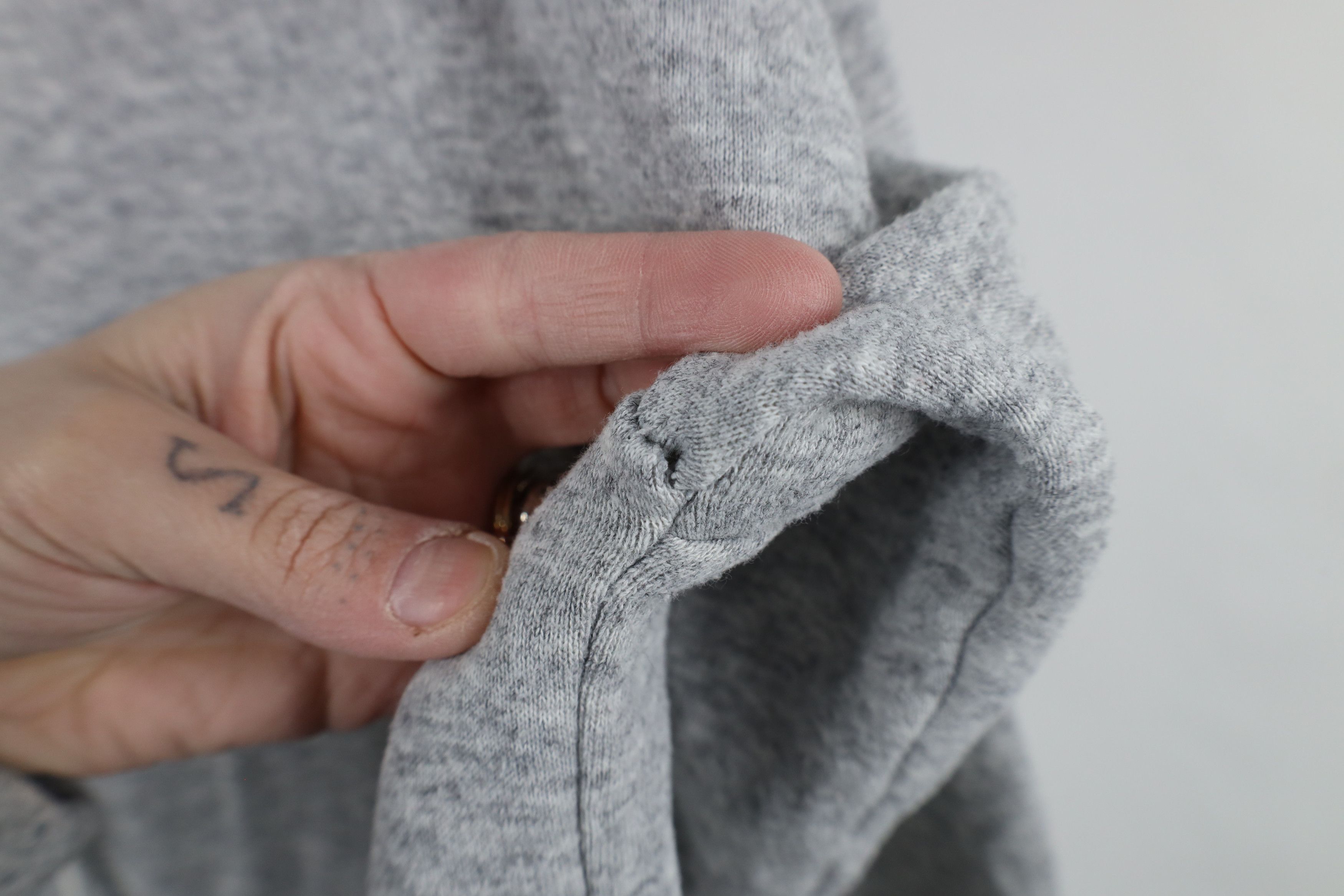 Vintage Vintage 70s 80s Streetwear Hoodie Sweatshirt Gray USA Size US L / EU 52-54 / 3 - 9 Thumbnail