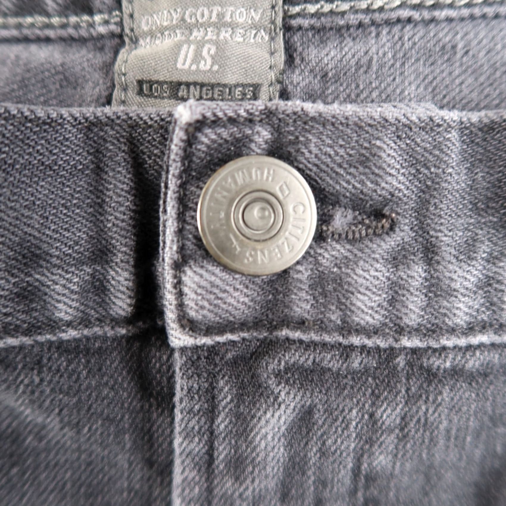Citizens Of Humanity Citizens of Humanity Jeans Men Straight Leg 34x29 Charcoal Gray USA Made CofH Size US 34 / EU 50 - 3 Thumbnail