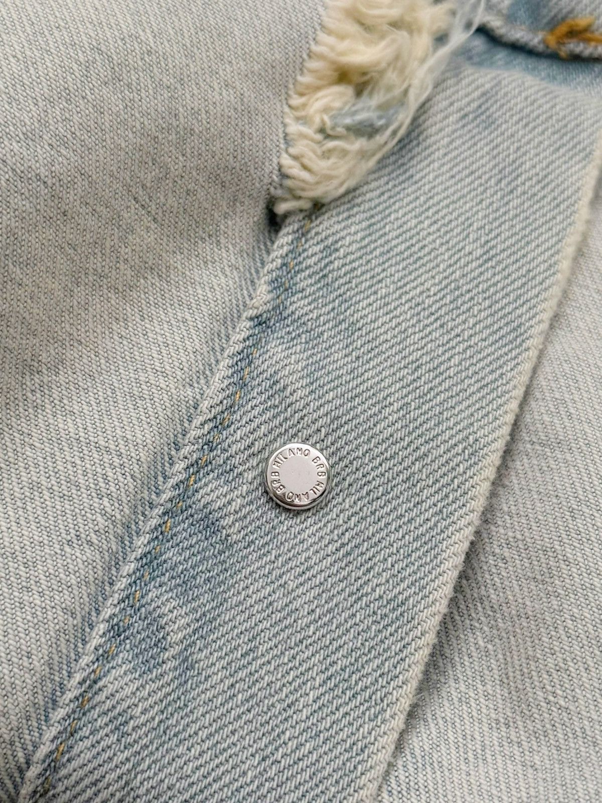 424 Pleated Denim Trucker Jacket Size US S / EU 44-46 / 1 - 7 Thumbnail