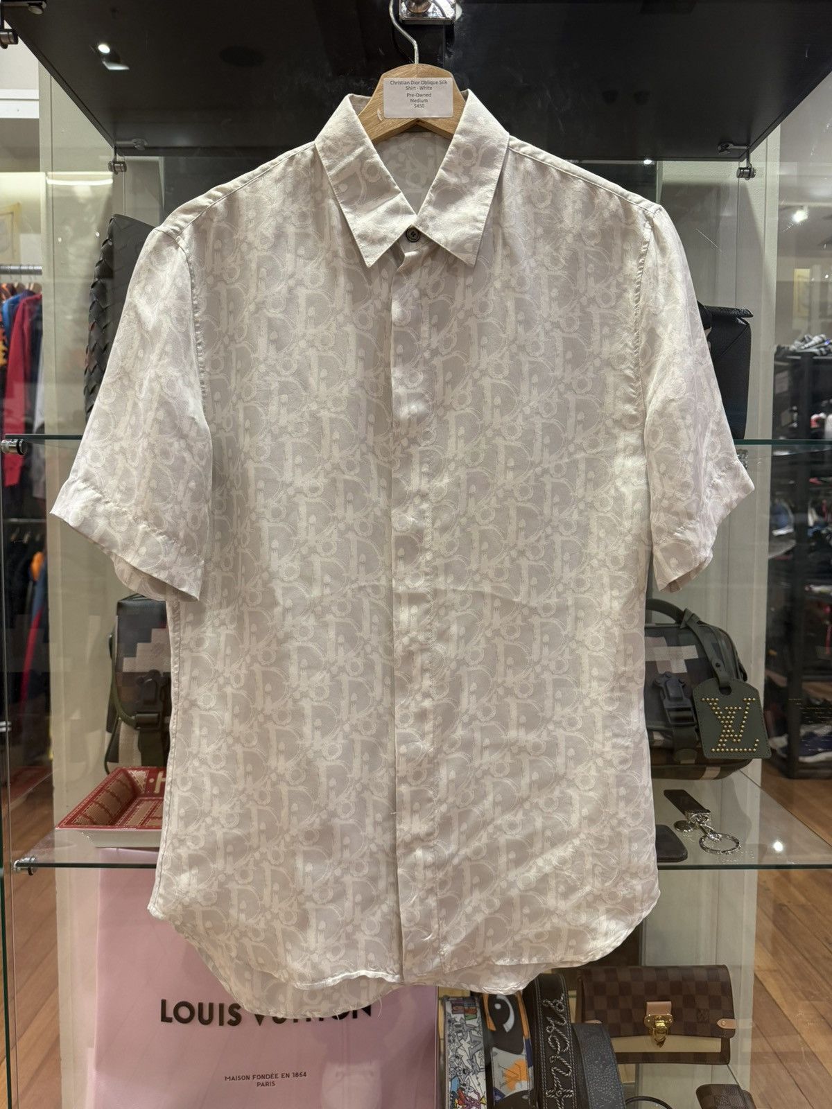 Dior Dior Oblique Silk Button Up Shirt | Grailed