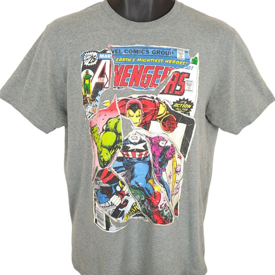 Marvel Comics Marvel Comics T Shirt Mens Size Medium Gray Iron Man Hulk Size US M / EU 48-50 / 2 - 1 Thumbnail