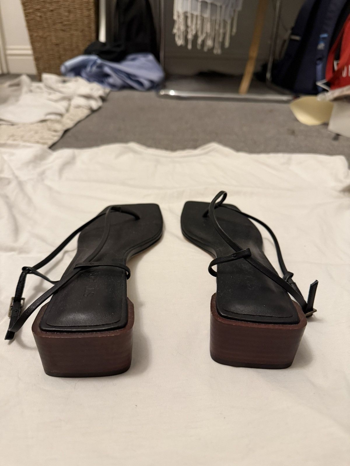 St. Agni St. Agni Leather Sandals Size US 9 / IT 39 - 4 Thumbnail