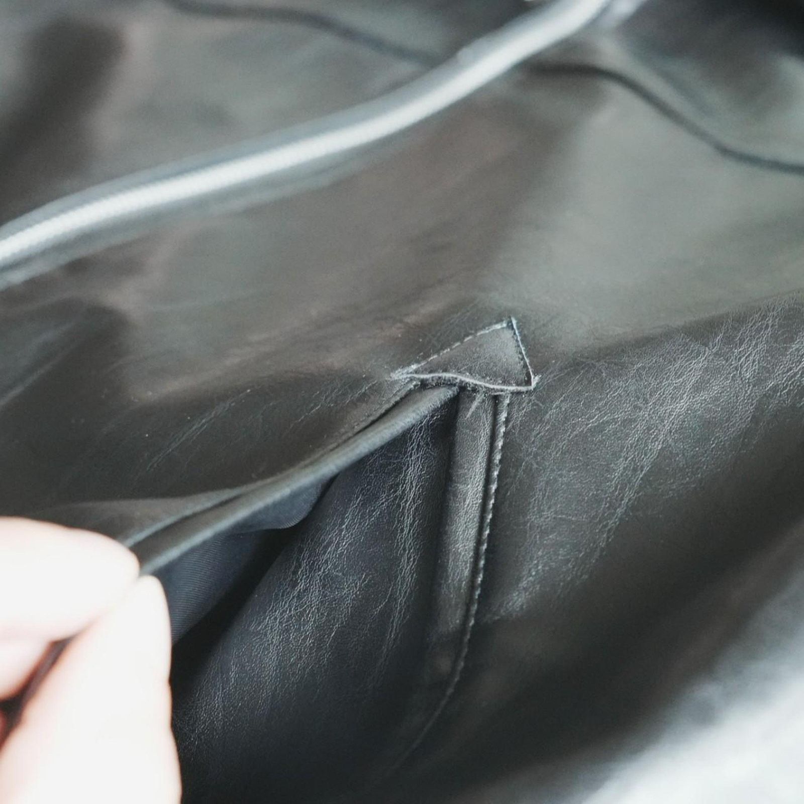 Other LVIN Black Leather Jacket (Vegan Leather) Size US L / EU 52-54 / 3 - 6 Thumbnail