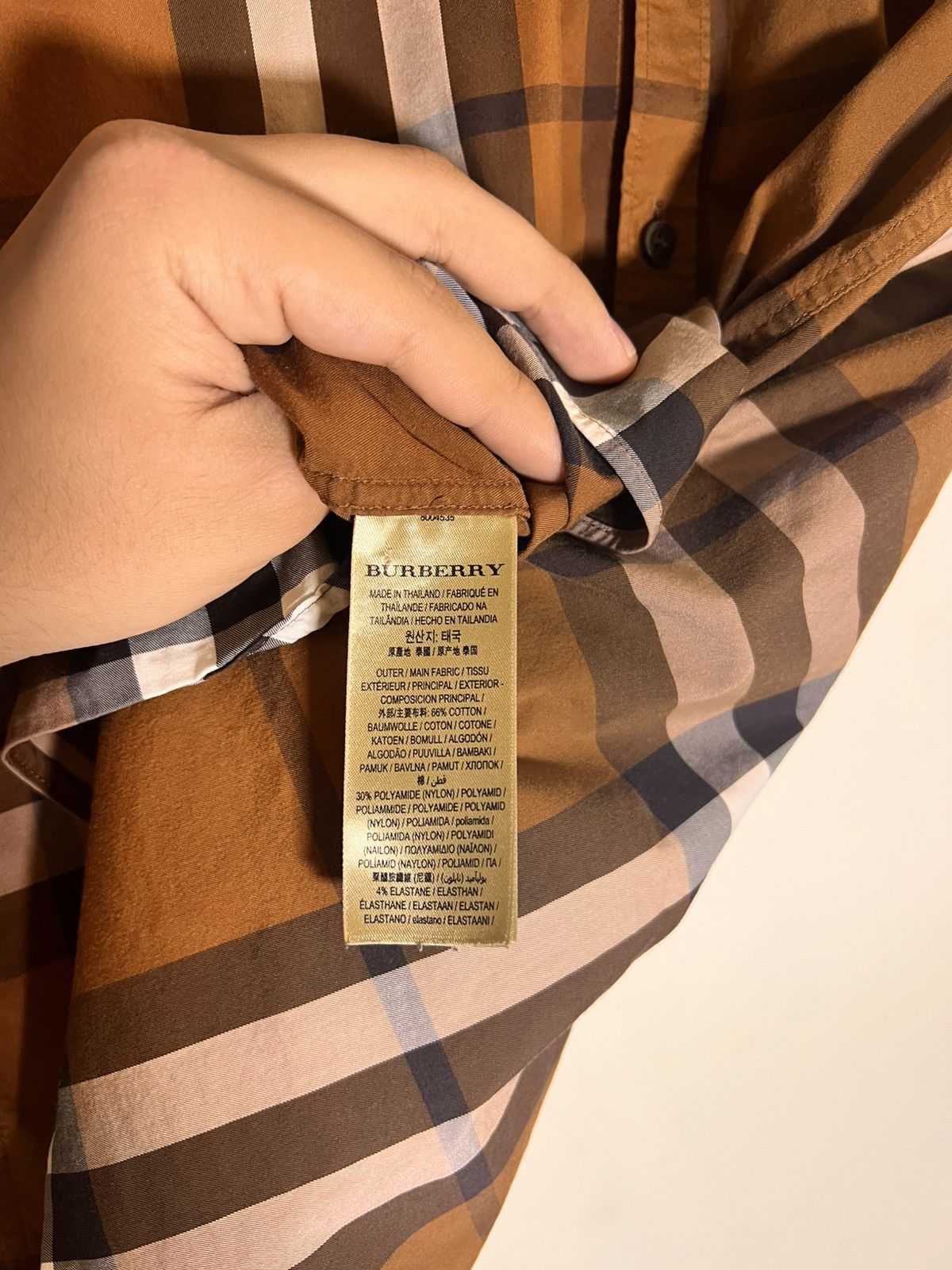 Burberry Burberry London England Shirt Size US L / EU 52-54 / 3 - 8 Thumbnail