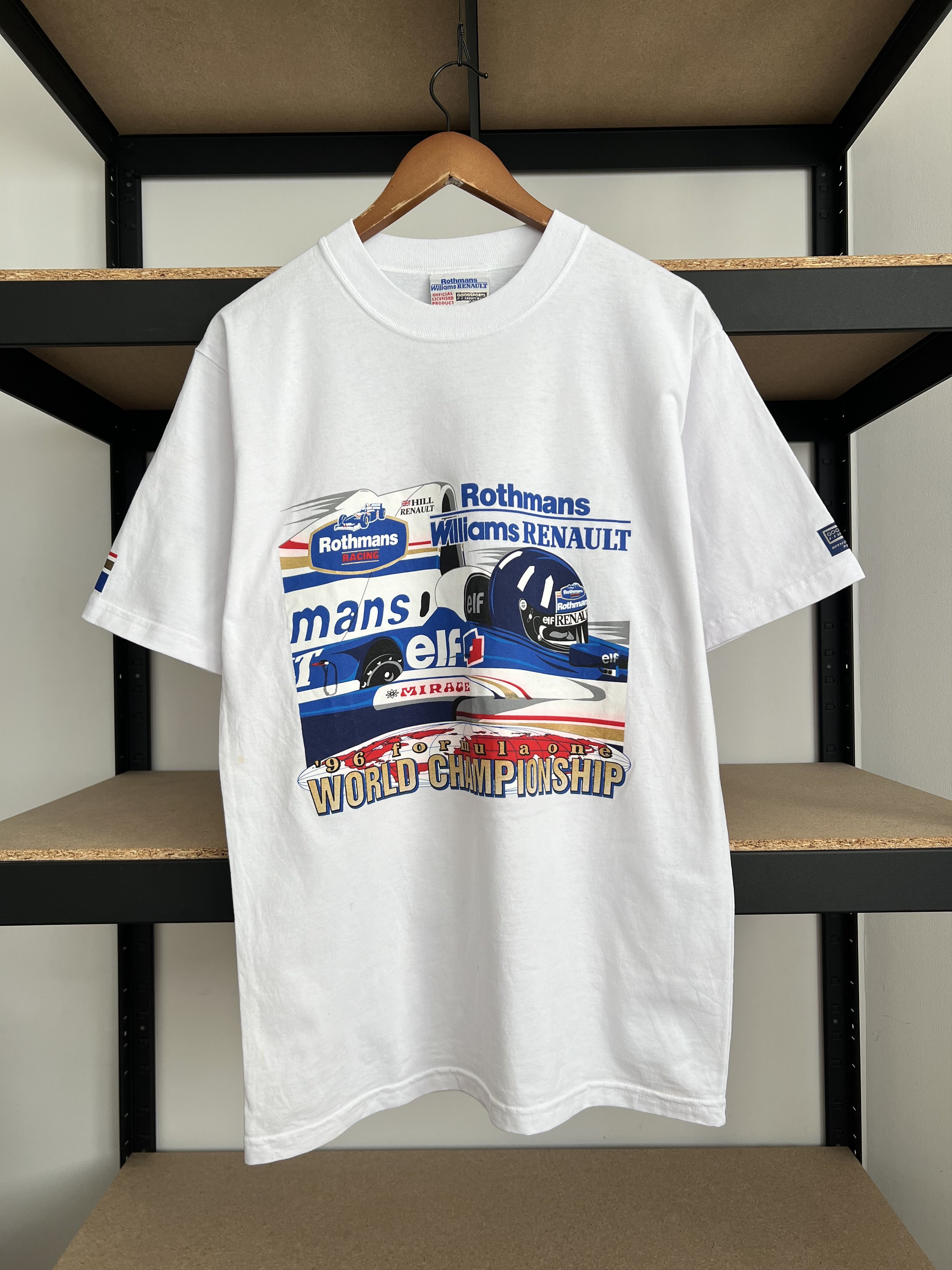 Formula 1 Vintage 1996 Rothmans Williams Renault F1 Formula 1 T-shirt Size US M / EU 48-50 / 2 - 1 Thumbnail
