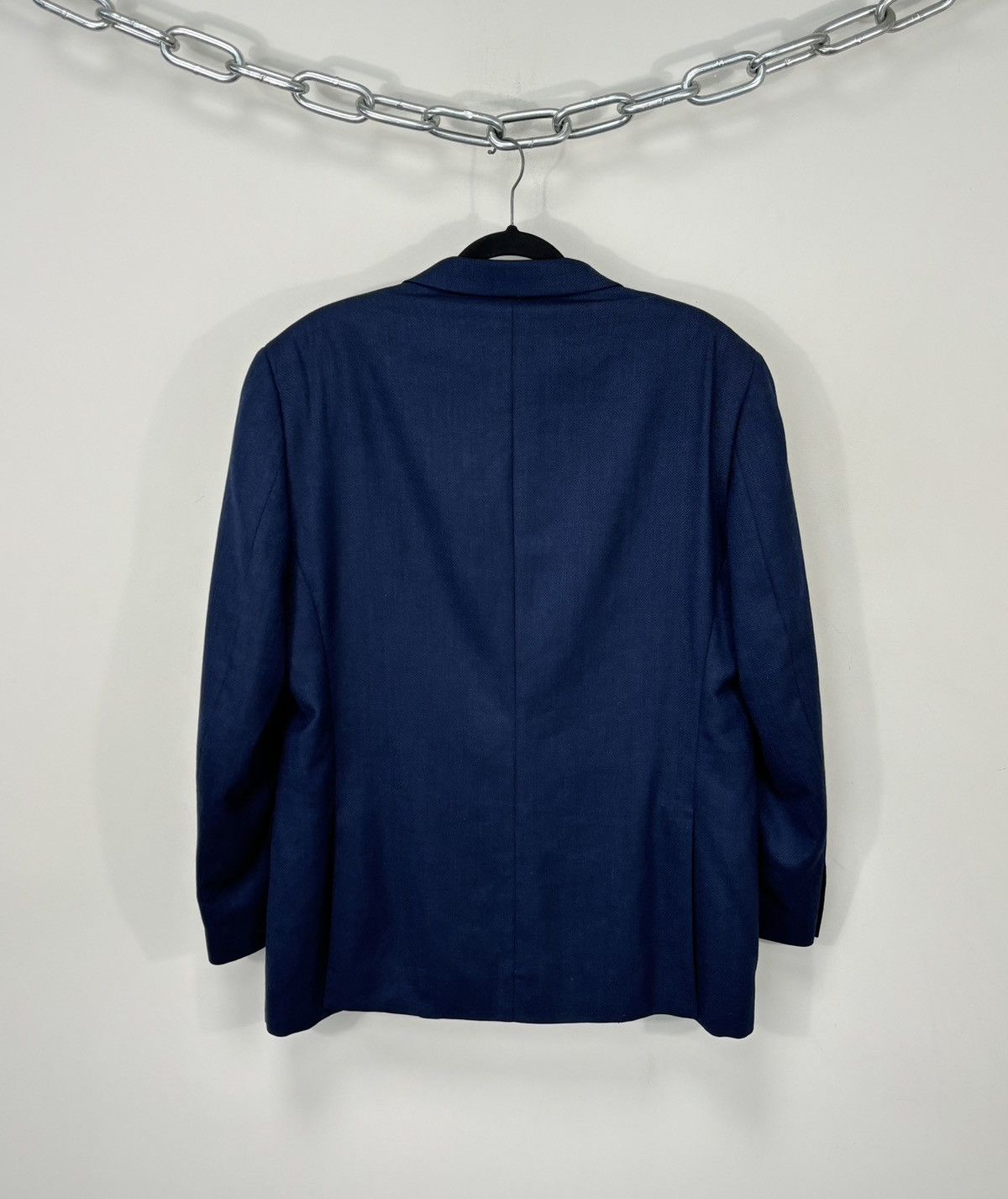 Ermenegildo Zegna Ermenegildo Zegna Soft Blue 3-Buttons Wool Blazer Jacket Size 44R - 3 Thumbnail