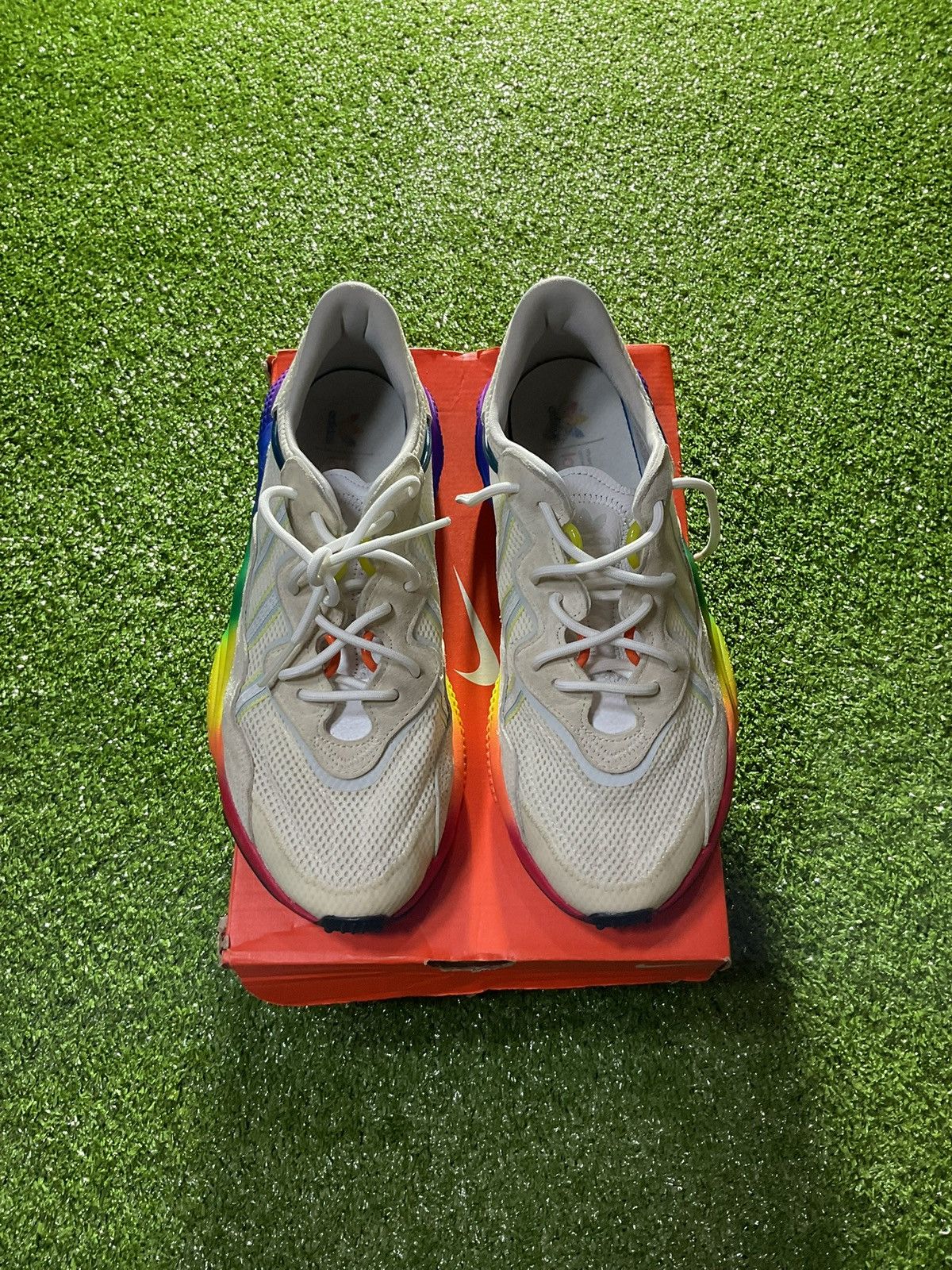 Adidas Adidas Ozweego Rainbow Trainers Size US 10 / EU 43 - 8 Thumbnail