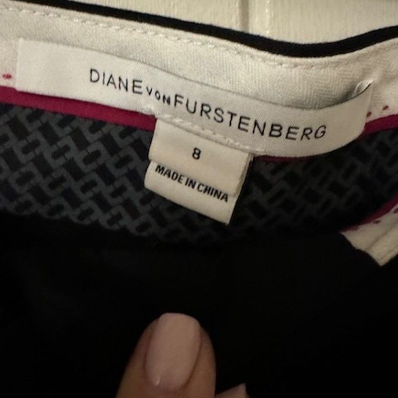 Diane von Furstenberg Diane Von Furstenberg Genesis Black Pants 8 Size 30" / US 8 / IT 44 - 5 Thumbnail