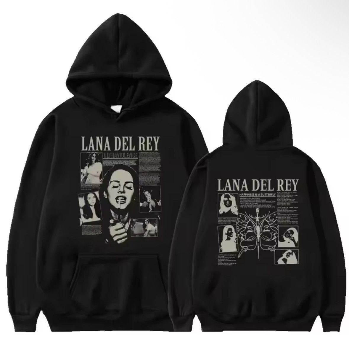 Other Singer Lana Del Rey Music Album Print Graphic Hoodies Size M / US 6-8 / IT 42-44 - 1 Thumbnail