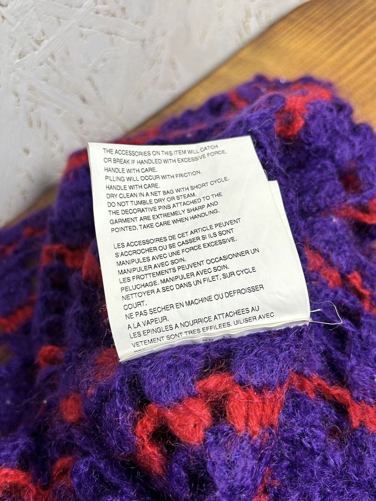 Tricot Comme des Garcons 00s Comme Des Garcons Tricot 2005 Wool Knit Bolero Size M / US 6-8 / IT 42-44 - 9 Thumbnail