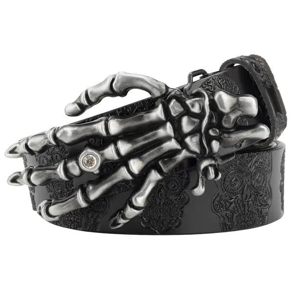 VIBE #23 Skull Leather Embossed Size ONE SIZE - 5 Thumbnail