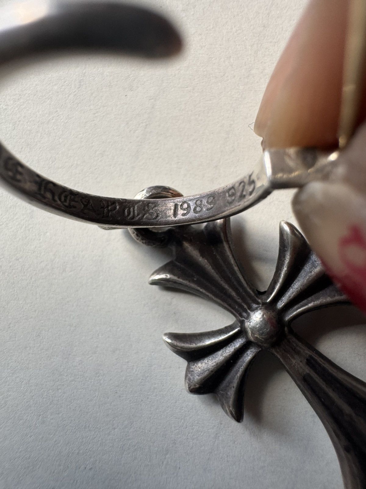 Chrome Hearts Chrome hearts cross earring Size ONE SIZE - 4 Thumbnail