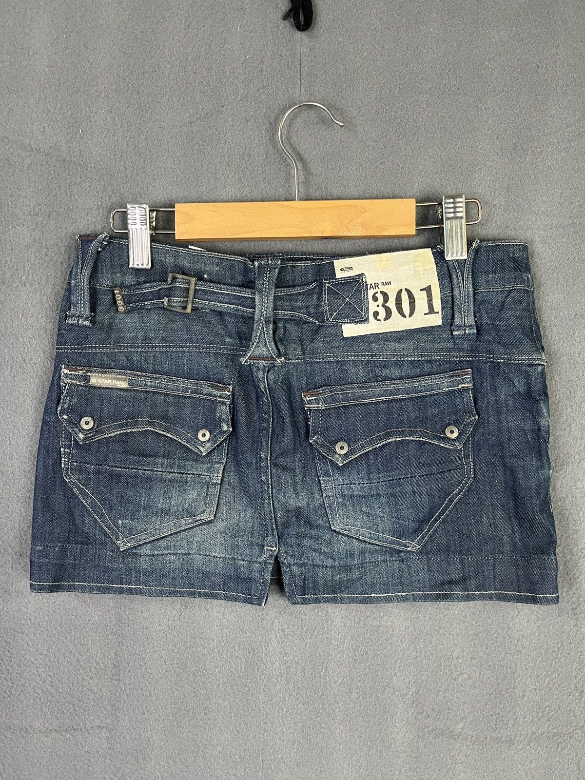 G-Star × Japanese Brand G Star Raw Denim Minic Mini Skirt Size 29" - 2 Thumbnail