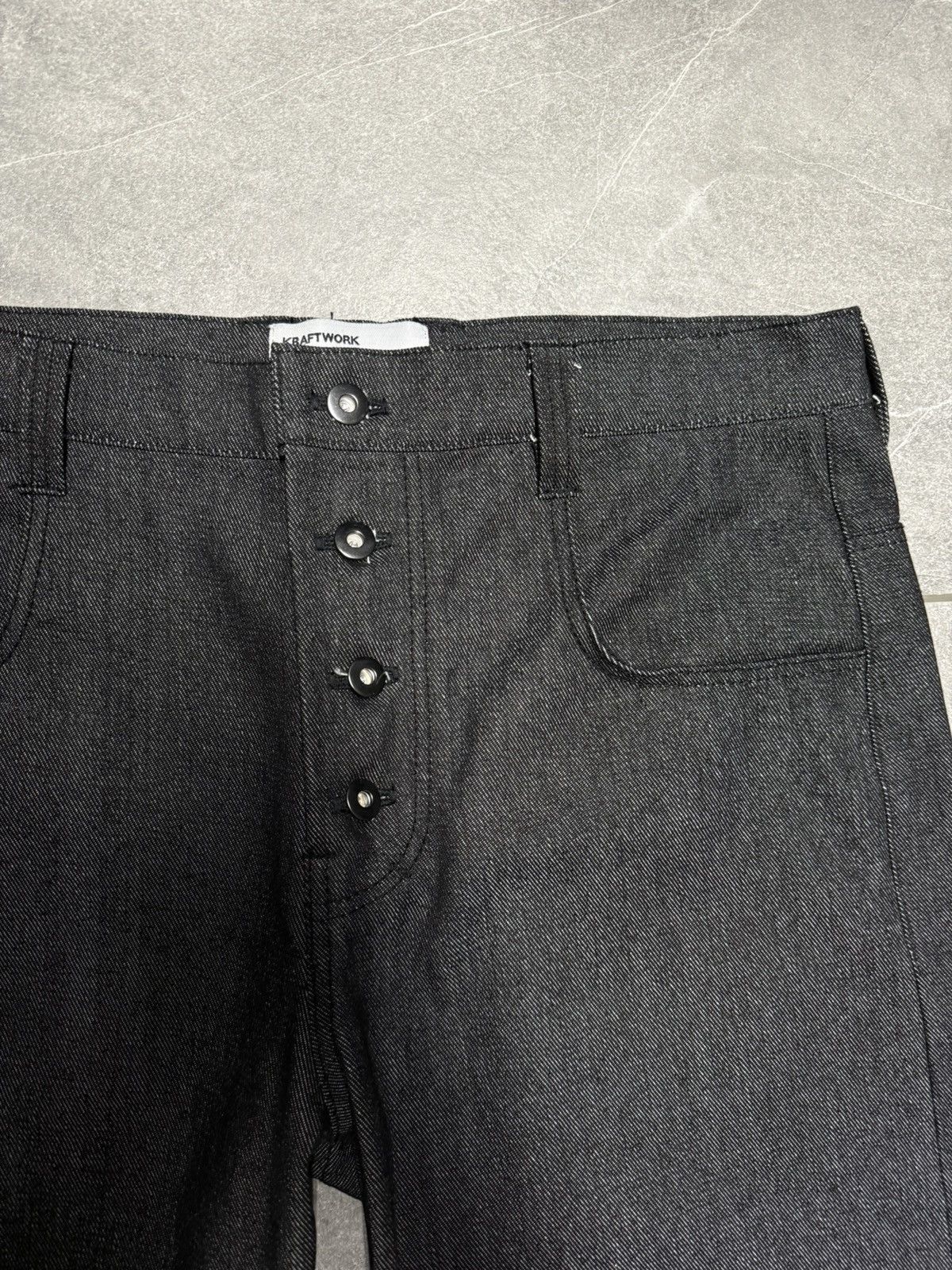 Other Kraftwork Baggy Flared Jeans Size US 34 / EU 50 - 3 Thumbnail