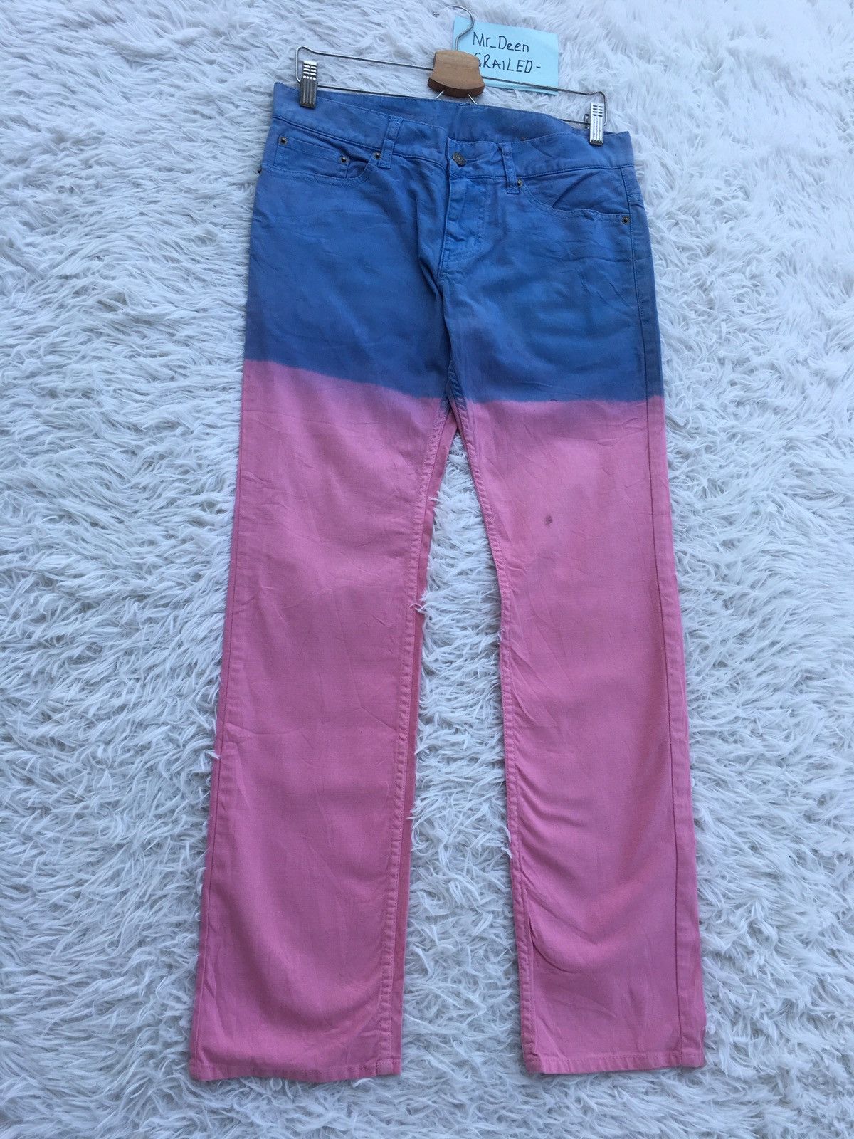 PPFM Rare Vintage PPFM Two Tone Jeans Size US 32 / EU 48 - 2 Thumbnail