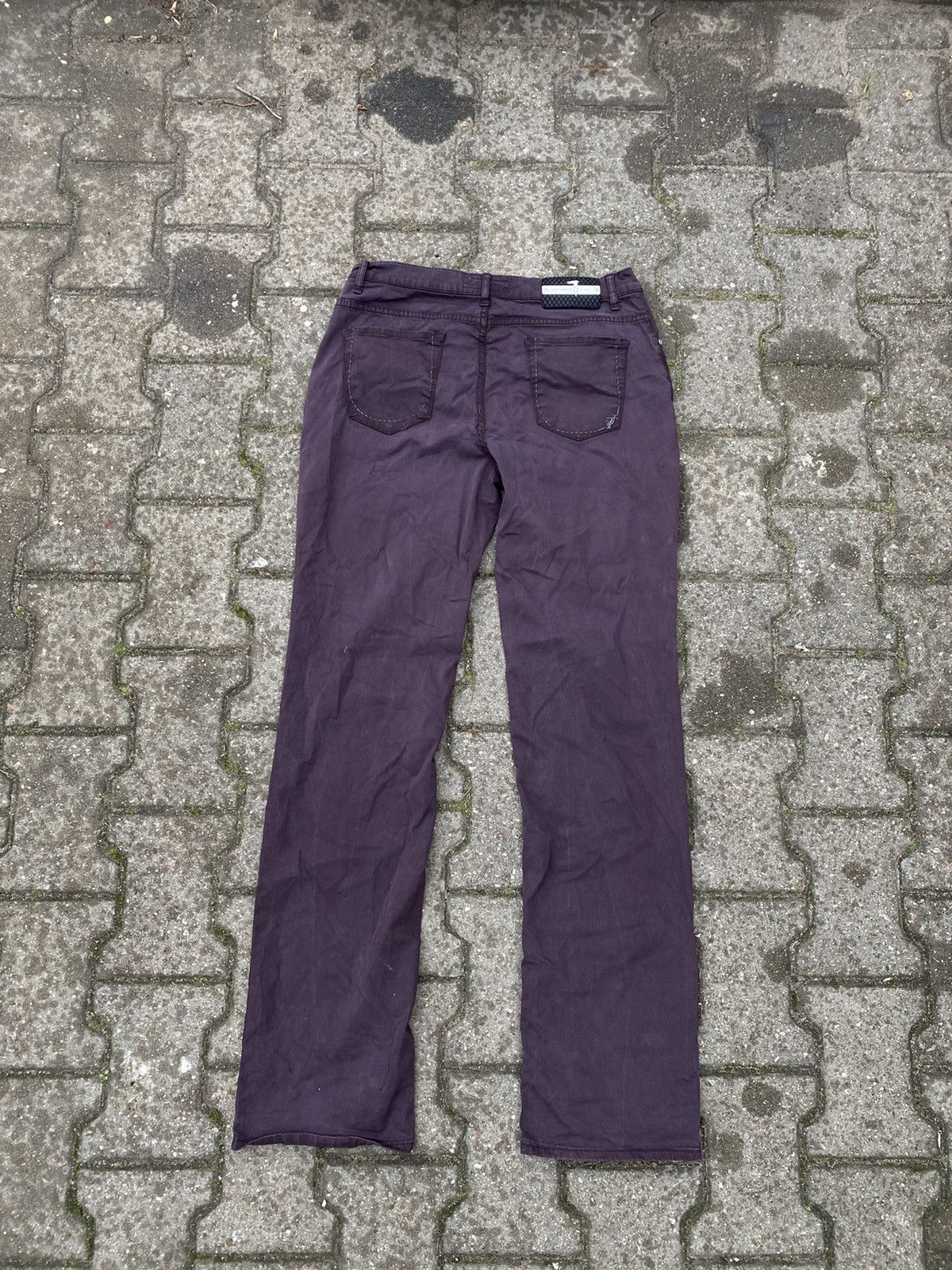 Trussardi Vintage Trussardi casual pants black Size US 32 / EU 48 - 1 Thumbnail