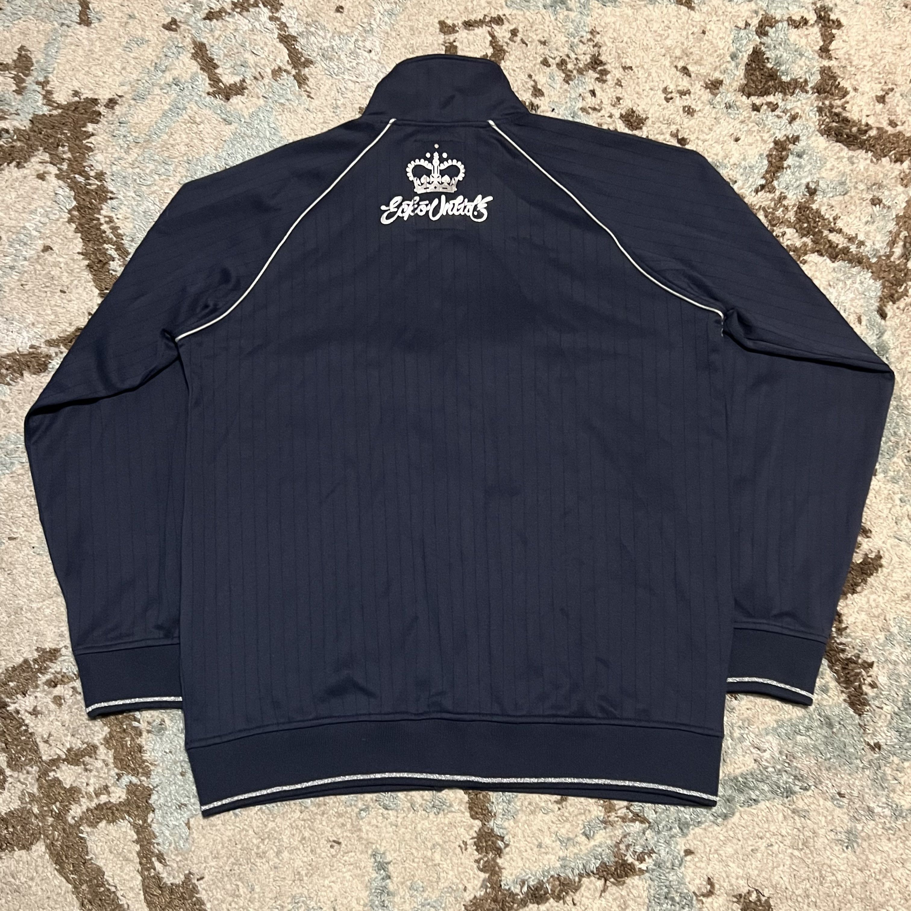 Ecko Unltd. Ecko Unltd Pinstripe Track Jacket Size Large Navy/Silver Y2K Size US L / EU 52-54 / 3 - 2 Thumbnail