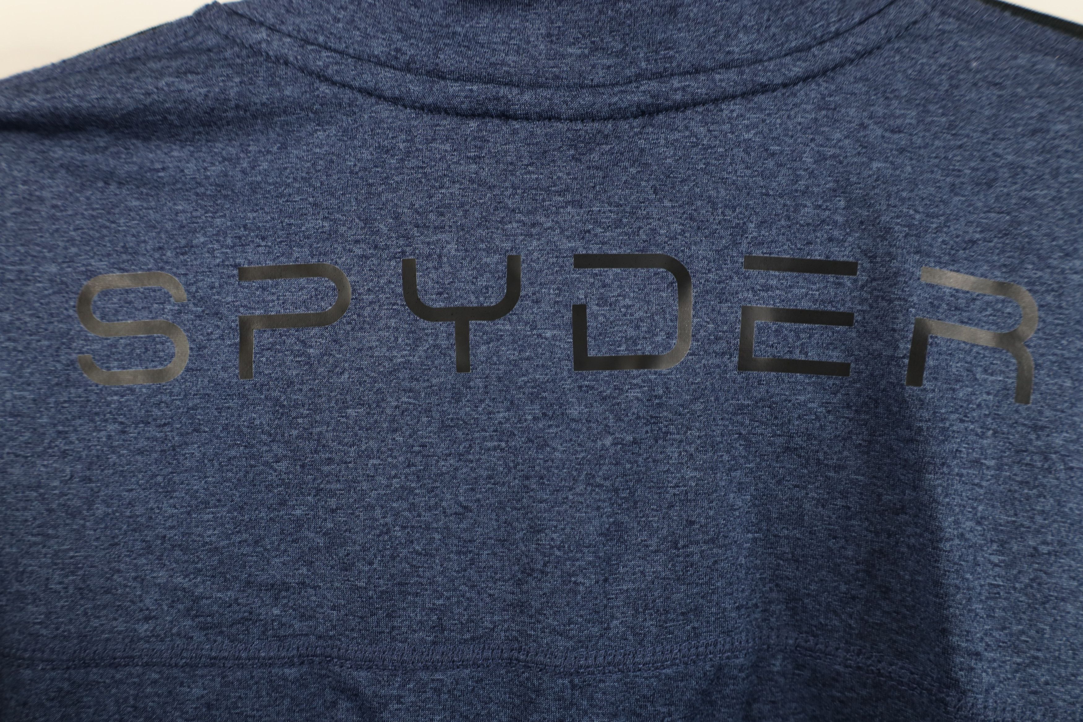 Spyder Spyder Knit 1/4 Half Zip Pullover Jacket Top Heather Blue Size US L / EU 52-54 / 3 - 11 Thumbnail