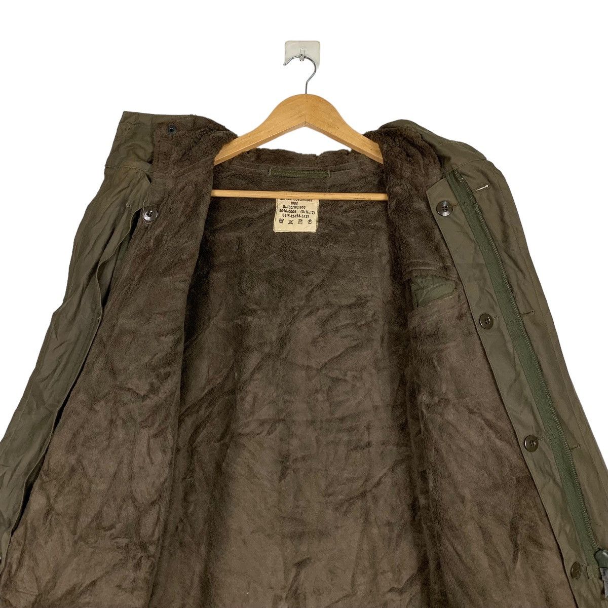 Vintage 88's SCHWARZ PASSAU German Army Fleece Lined Parka #1004-C45 Size US L / EU 52-54 / 3 - 13 Thumbnail