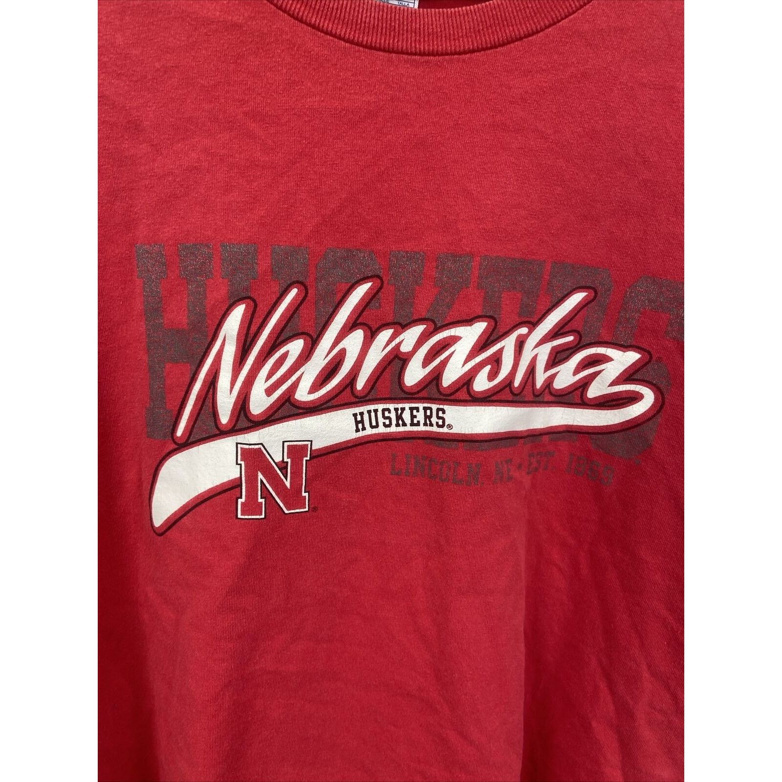 Vintage Nebraska HUSKERS Y2K Print Gameday Authentic T-Shirt Size XL Size US XL / EU 56 / 4 - 2 Thumbnail