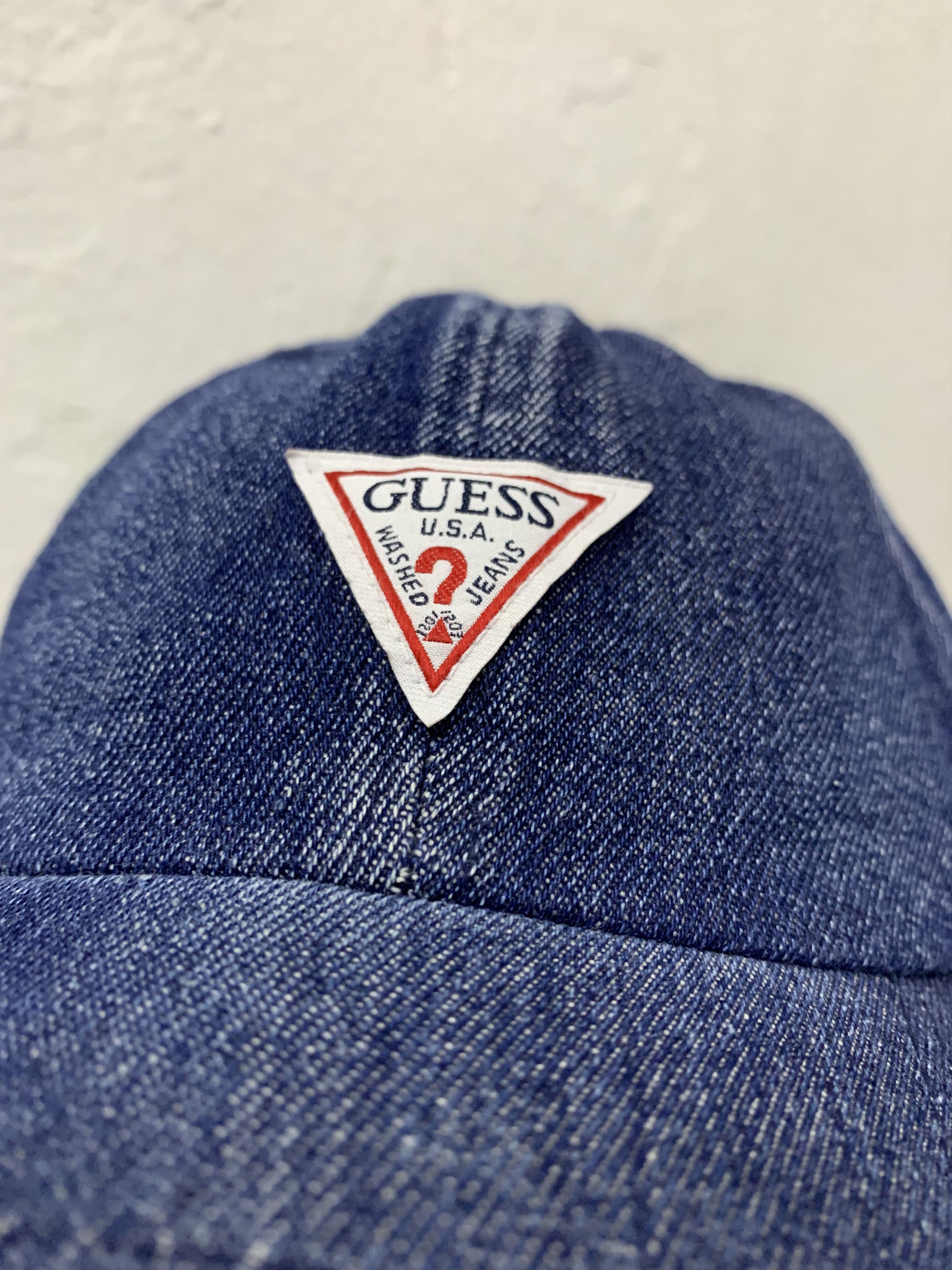 Guess GUESS Denim Hat Size ONE SIZE - 3 Thumbnail
