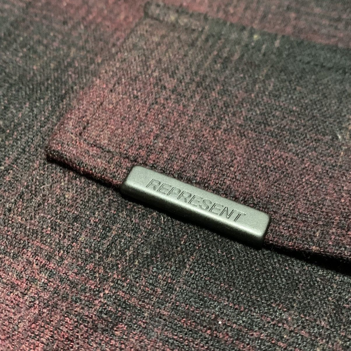 Represent Clo. Represent Small Shirt Button Check Burgundy Shirt Top Size US S / EU 44-46 / 1 - 5 Thumbnail