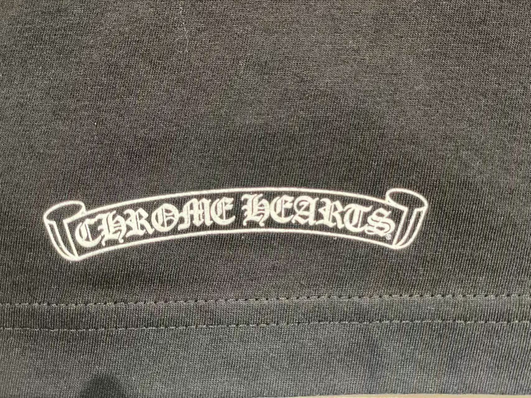 Chrome Hearts Chrome Hearts Scroll Label Black Short Sleeve T-Shirt Tee Size M / US 6-8 / IT 42-44 - 8 Thumbnail