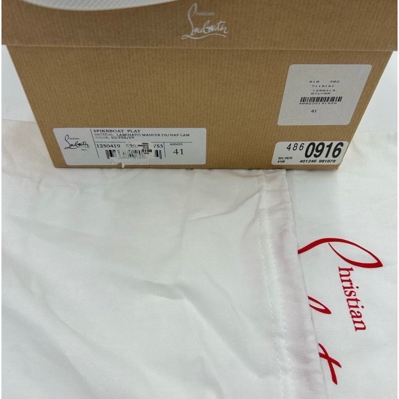 Christian Louboutin Christian Louboutin spike boat, leather sneakers size 41 Size US 8 / EU 41 - 6 Thumbnail