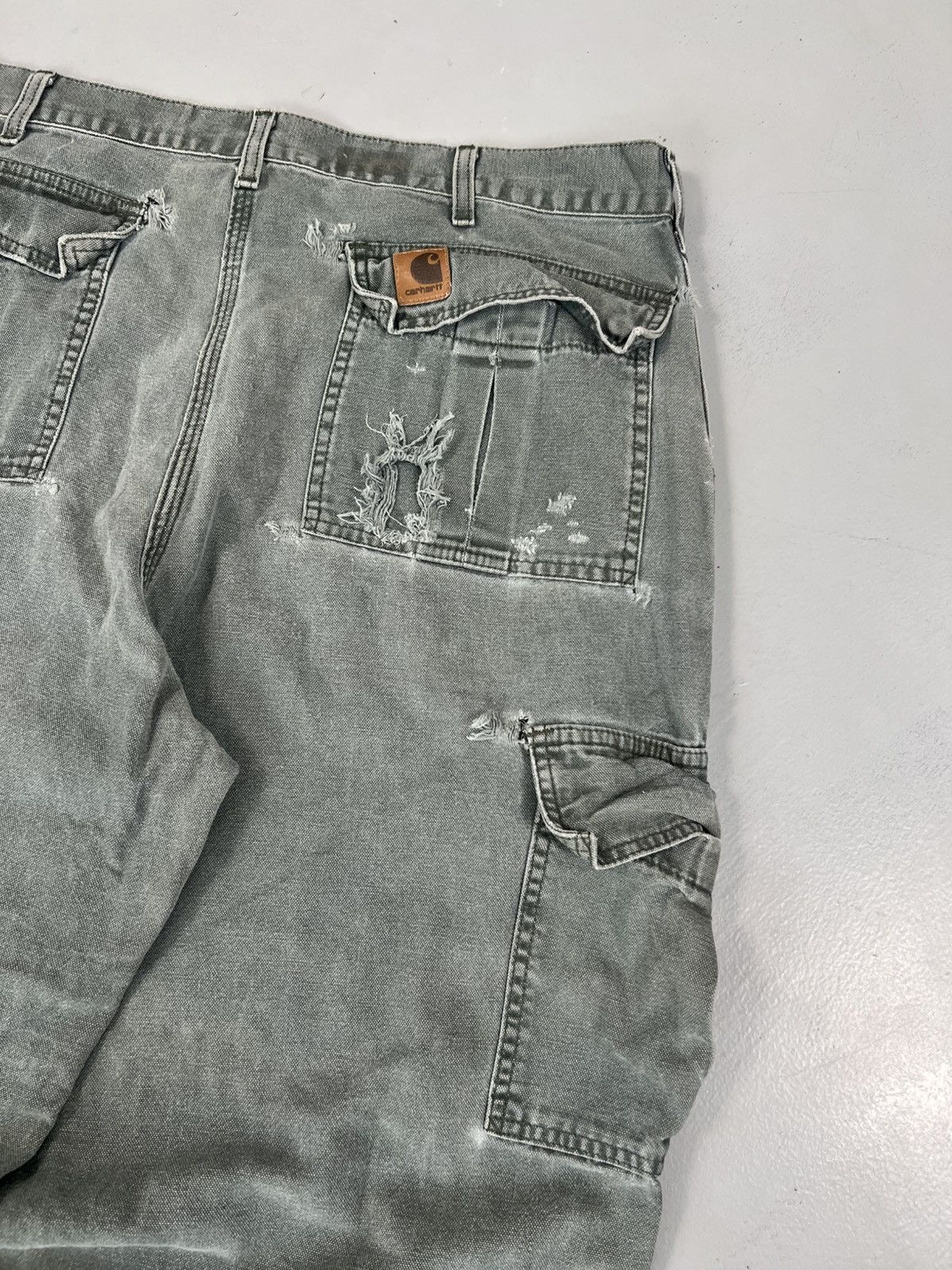 Carhartt Vintage carhartt B1140 damaged cargodenim Size US 38 / EU 54 - 11 Thumbnail
