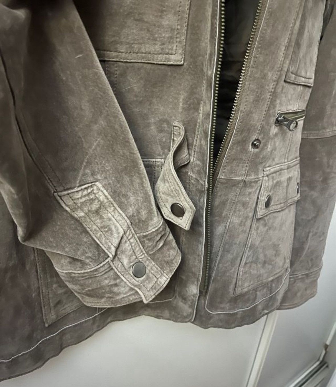 Other Leather suede gray jacket M Size US M / EU 48-50 / 2 - 5 Thumbnail