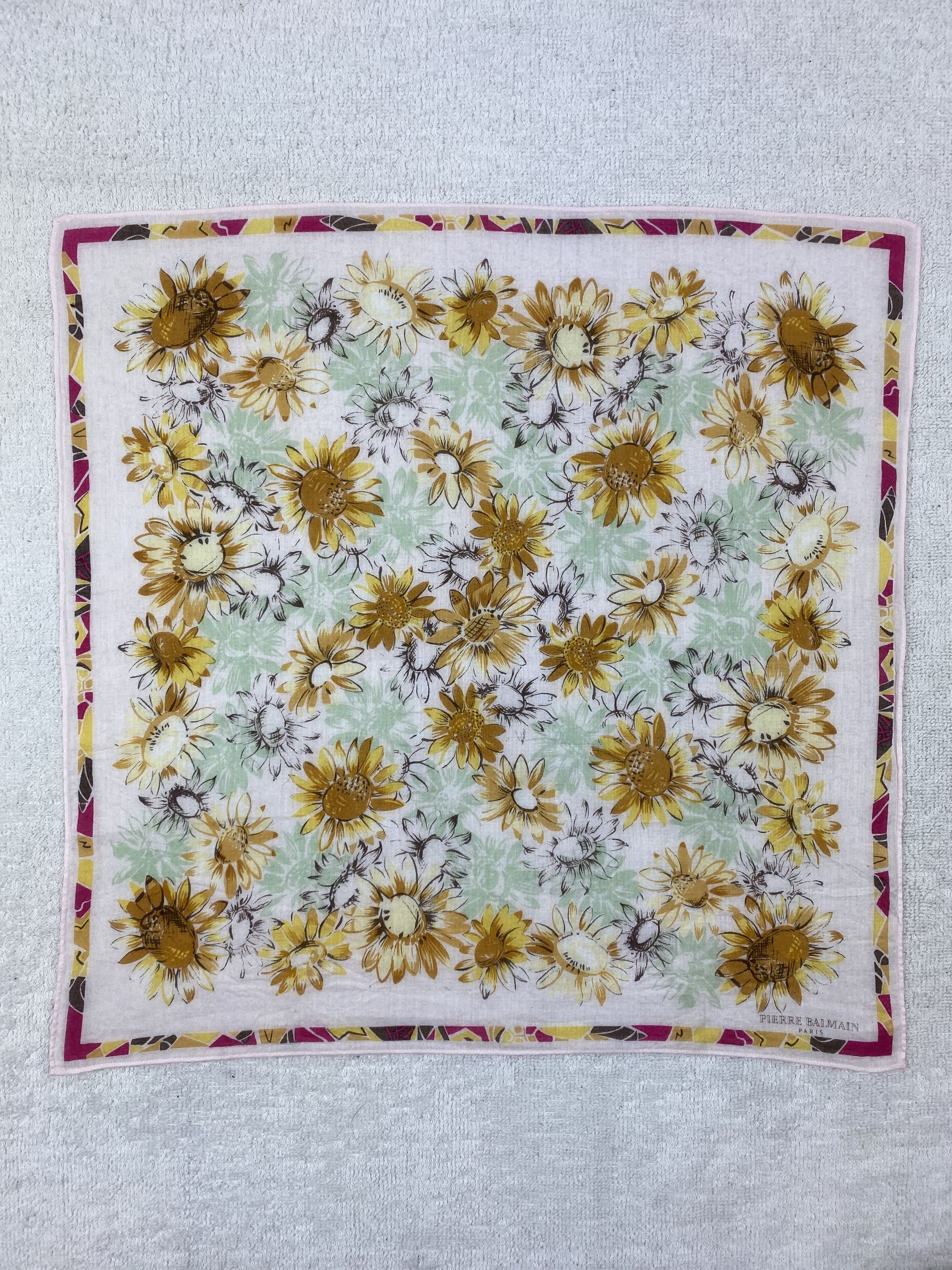Pierre Balmain × Vintage Pierre Balmain Handkerchief / Bandana / Neckerchief Size ONE SIZE - 3 Thumbnail