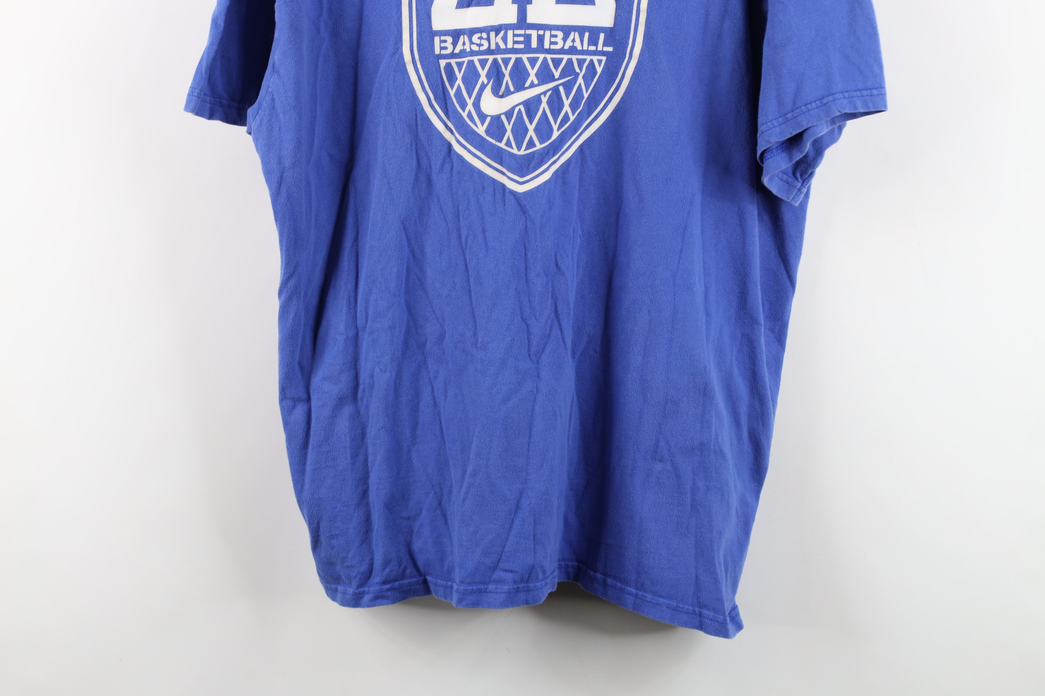 Nike Vintage Nike Basketball Scott Center Swoosh T-Shirt Blue Size US XL / EU 56 / 4 - 3 Thumbnail