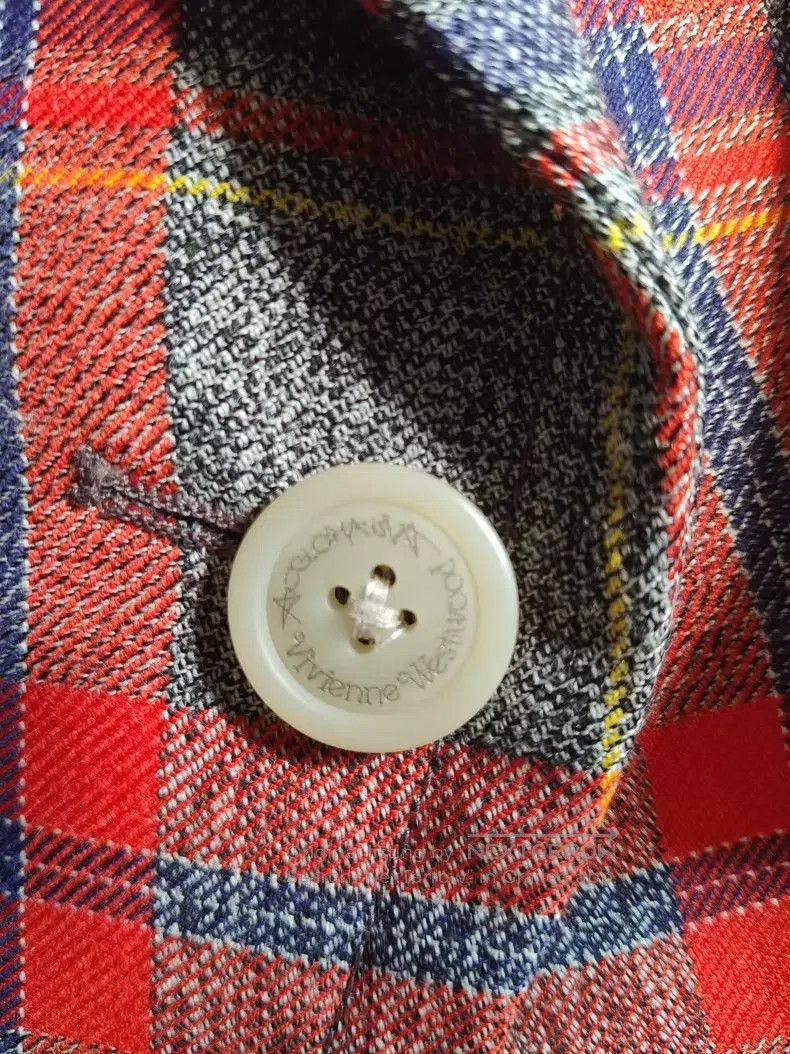 Vivienne Westwood Vivienne Westwood Plaid Tailored Jacket Size S / US 4 / IT 40 - 5 Thumbnail