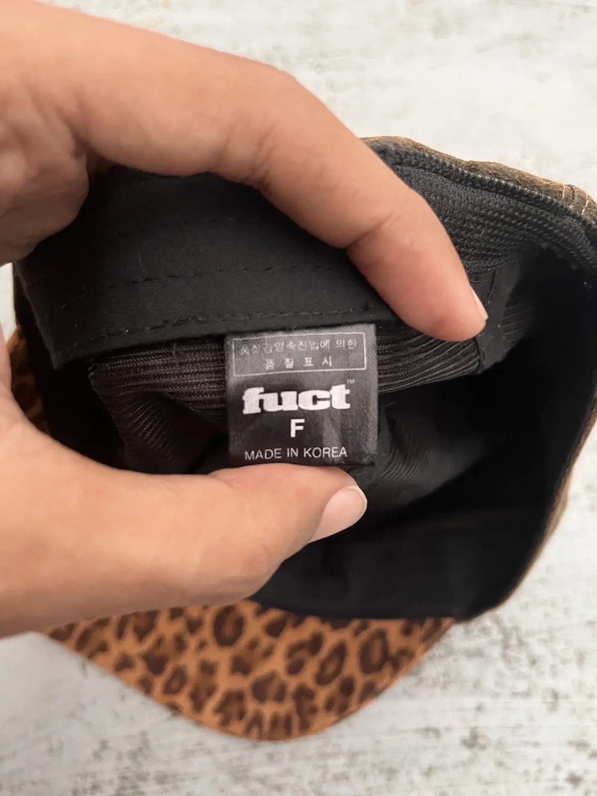 Vintage Vintage Fuct Leopard Motif Hat Size ONE SIZE - 6 Thumbnail