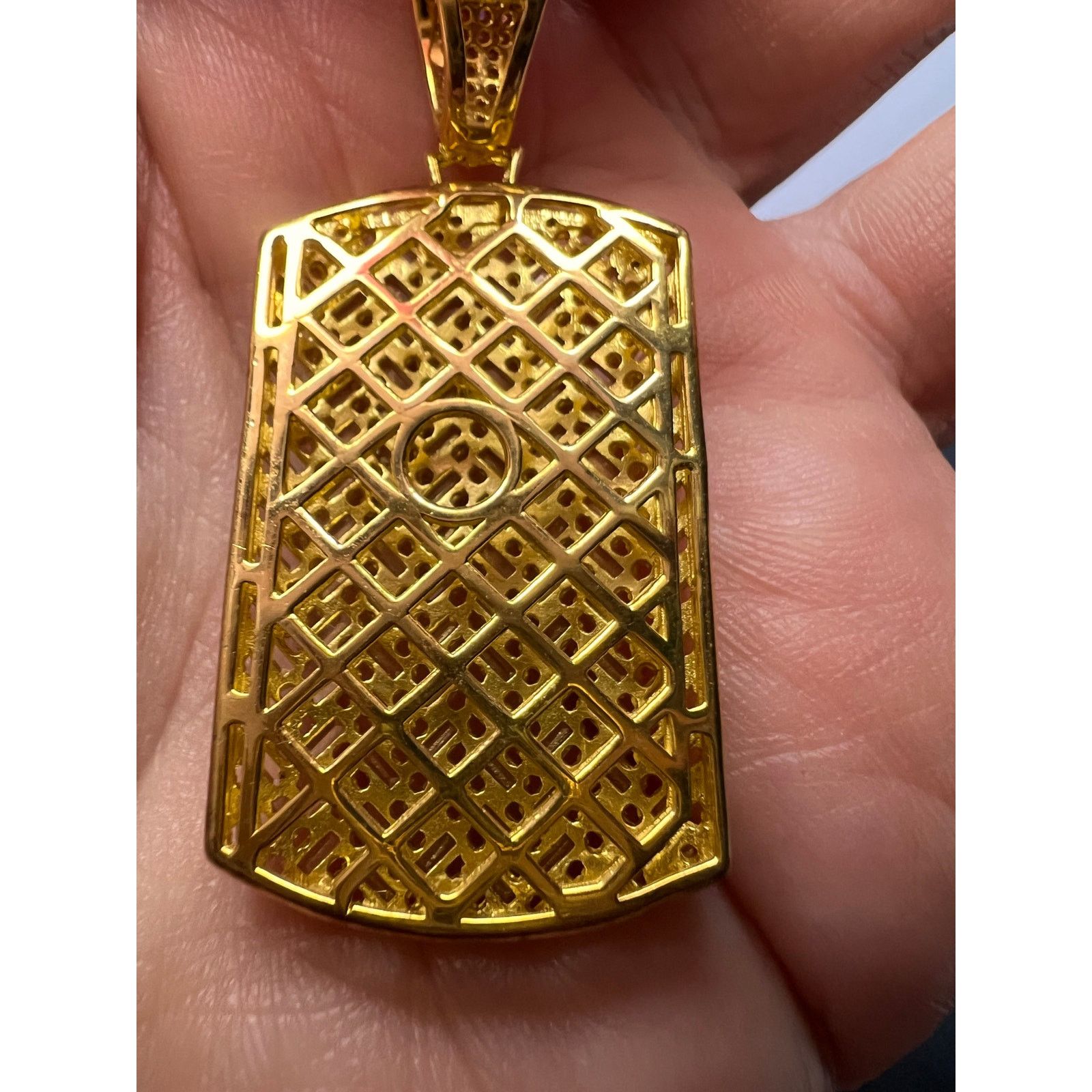 Other NEW Cubic Zirconia Gold Over Silver Pendant and Chain Size ONE SIZE - 8 Thumbnail