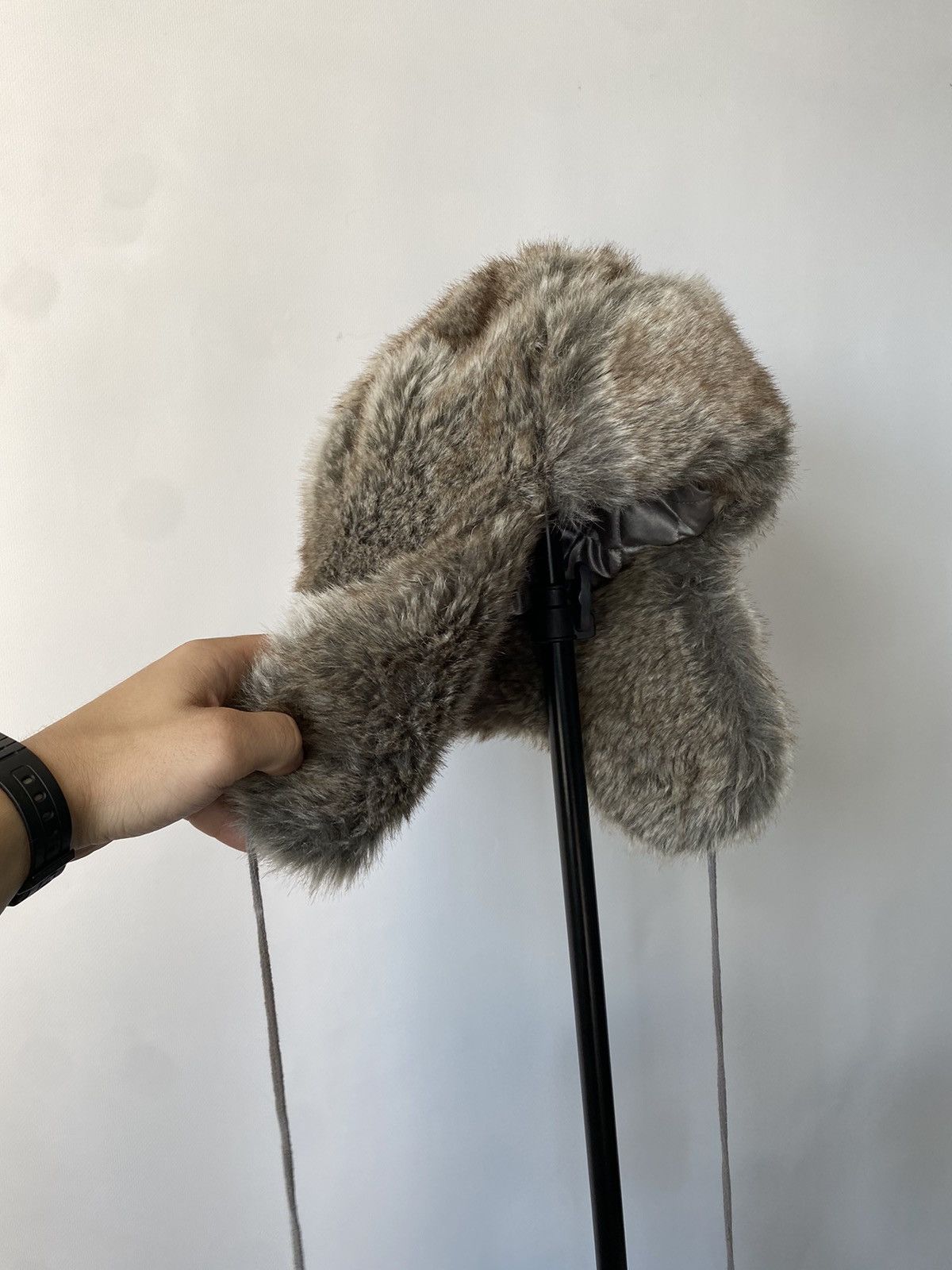 Japanese Brand × Vintage Y2K HYPE FUZZY MOHAIRE AVIATOR USSR USHANKA HAT bubble Size ONE SIZE - 5 Thumbnail