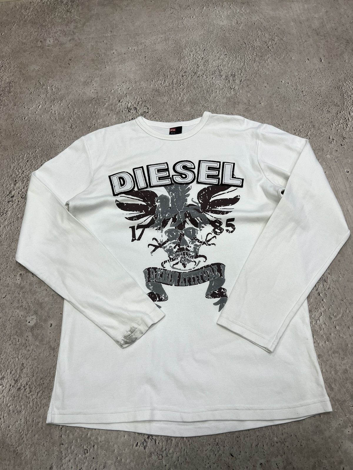 Diesel × Vintage VINTAGE DIESEL LONG SLEEVE tribal LOGO 90s Size US L / EU 52-54 / 3 - 7 Thumbnail