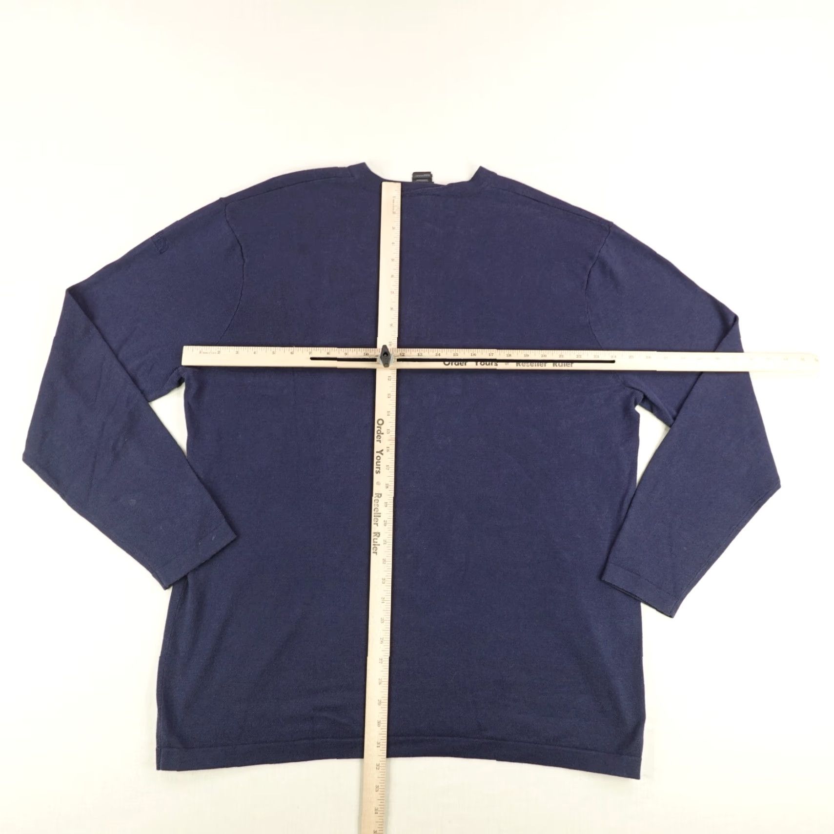 The North Face North Face Sweater Mens 2XL XXL Blue V Neck Wool Blend Pullover Lightweight Size US XXL / EU 58 / 5 - 5 Thumbnail