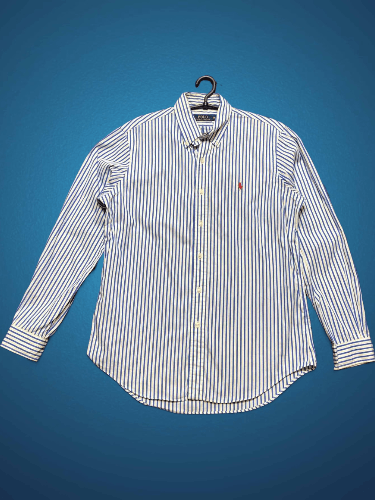 Polo Ralph Lauren Vintage Polo Ralph Lauren Striped Shirt Size M Size US M / EU 48-50 / 2 - 1 Thumbnail