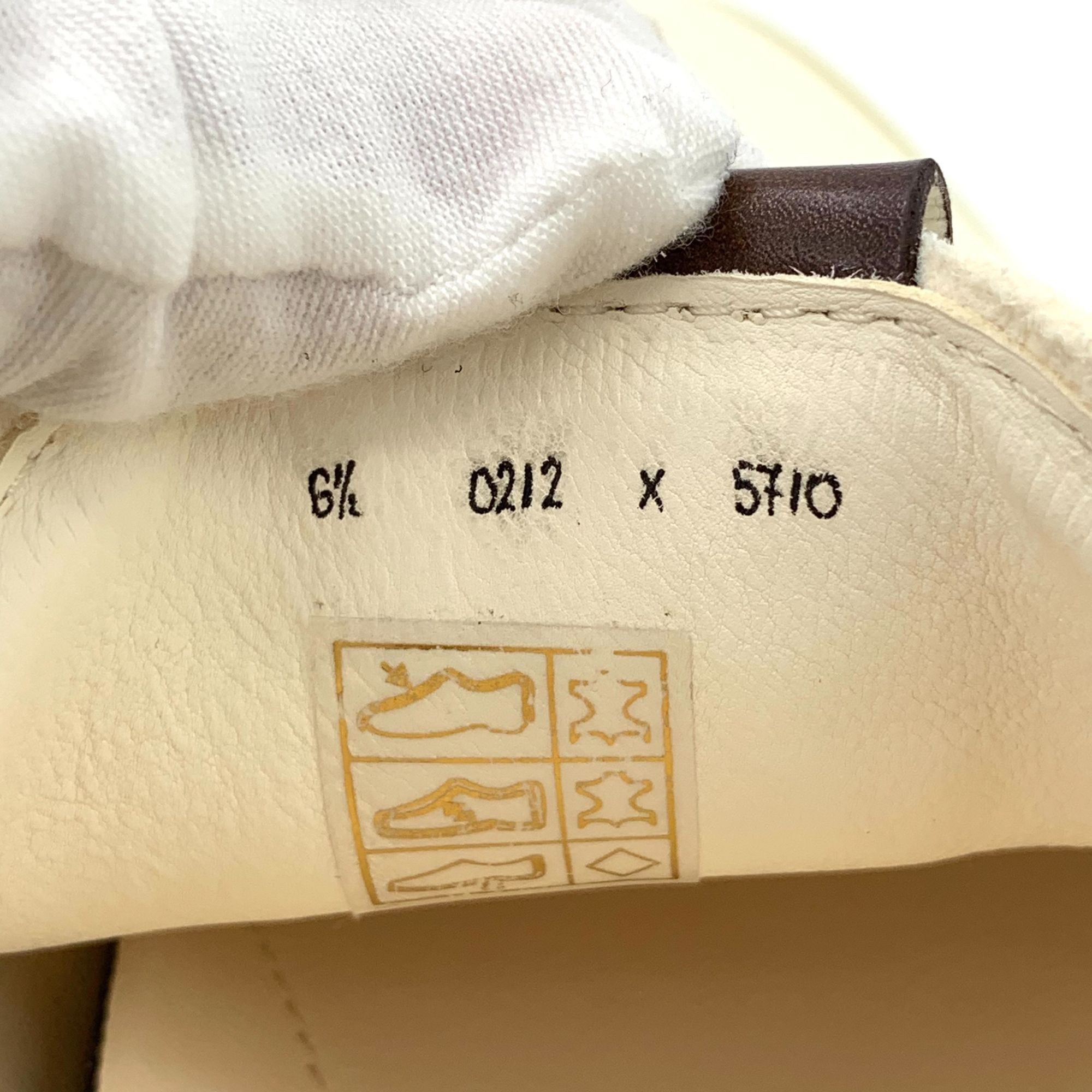 Berluti Berluti Beige 1895 Logo Leather Lace-Up Casual Board Shoes S Size US 7.5 / EU 40-41 - 3 Thumbnail