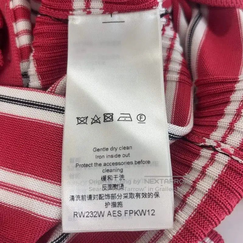 Louis Vuitton Louis Vuitton Red Striped Cotton T. Size XS / US 0-2 / IT 36-38 - 4 Thumbnail